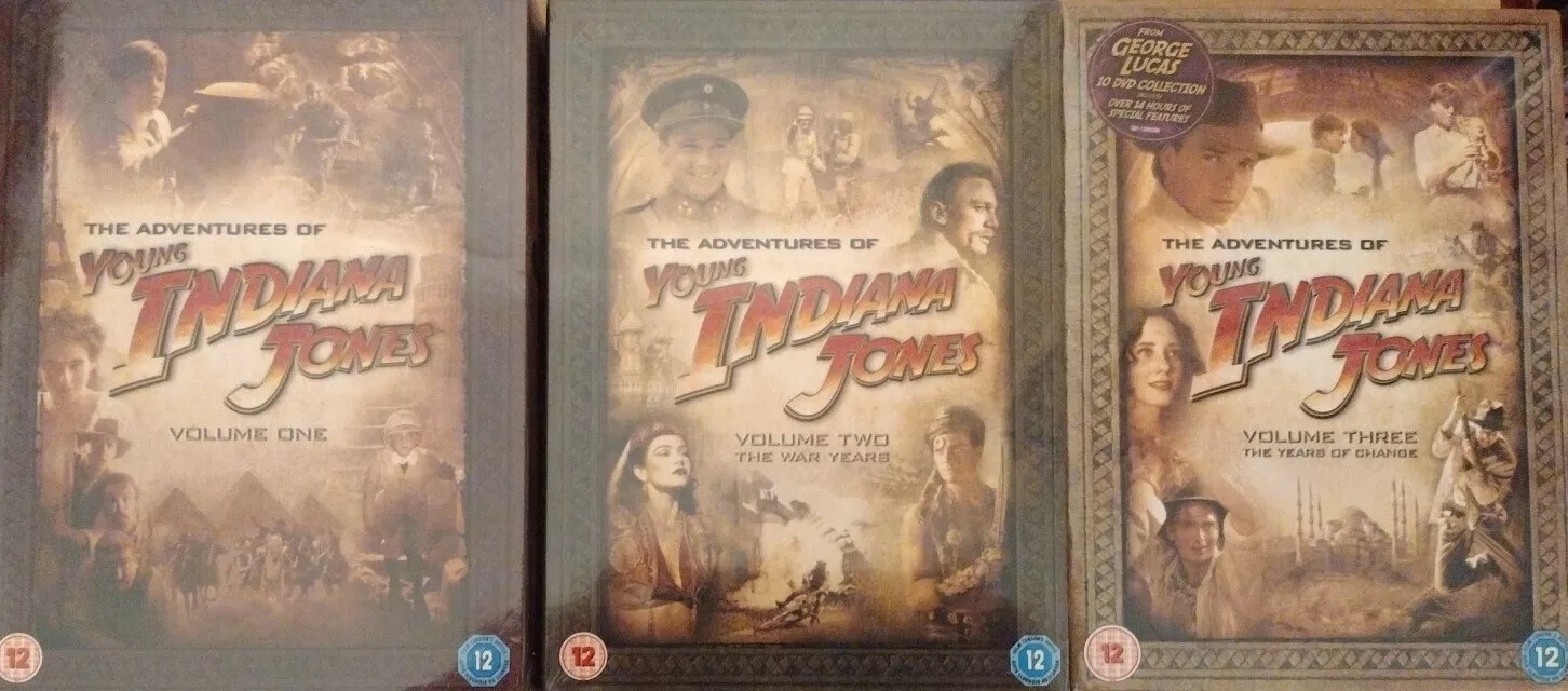 The Adventures of Young Indiana Jones Complete Series DVD NEW (Region 2 PAL)