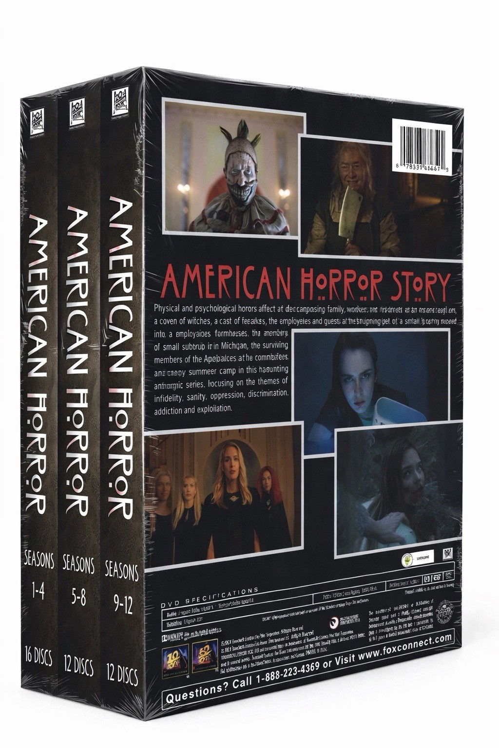 American Horror Story: Complete Box Set Seasons 1-12 DVD Collection (41-discs.)