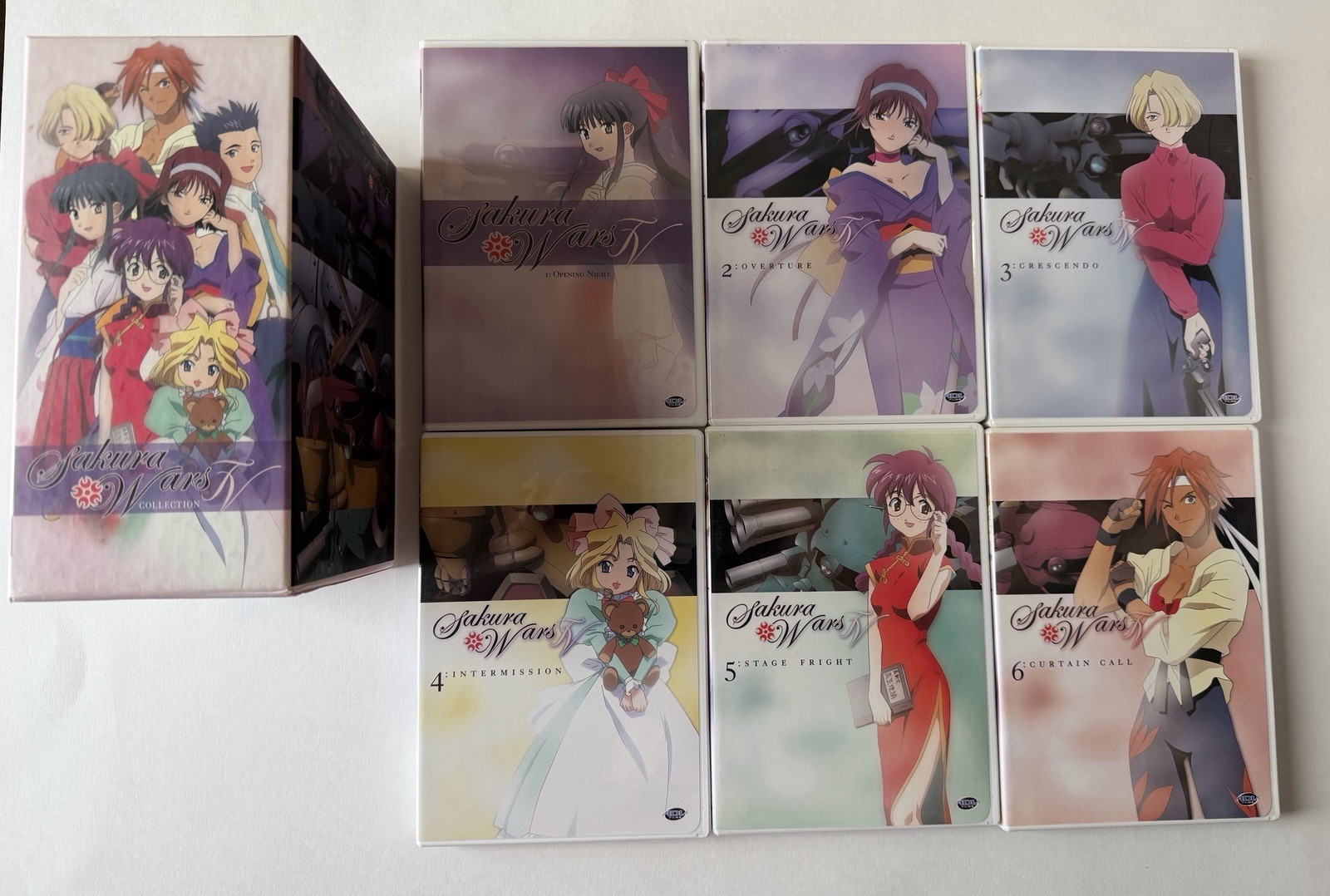 * SAKURA WARS COLLECTOR’S BOX SET * ANIME * 6 DVD (25 EPISODES) * ADV FILMS *
