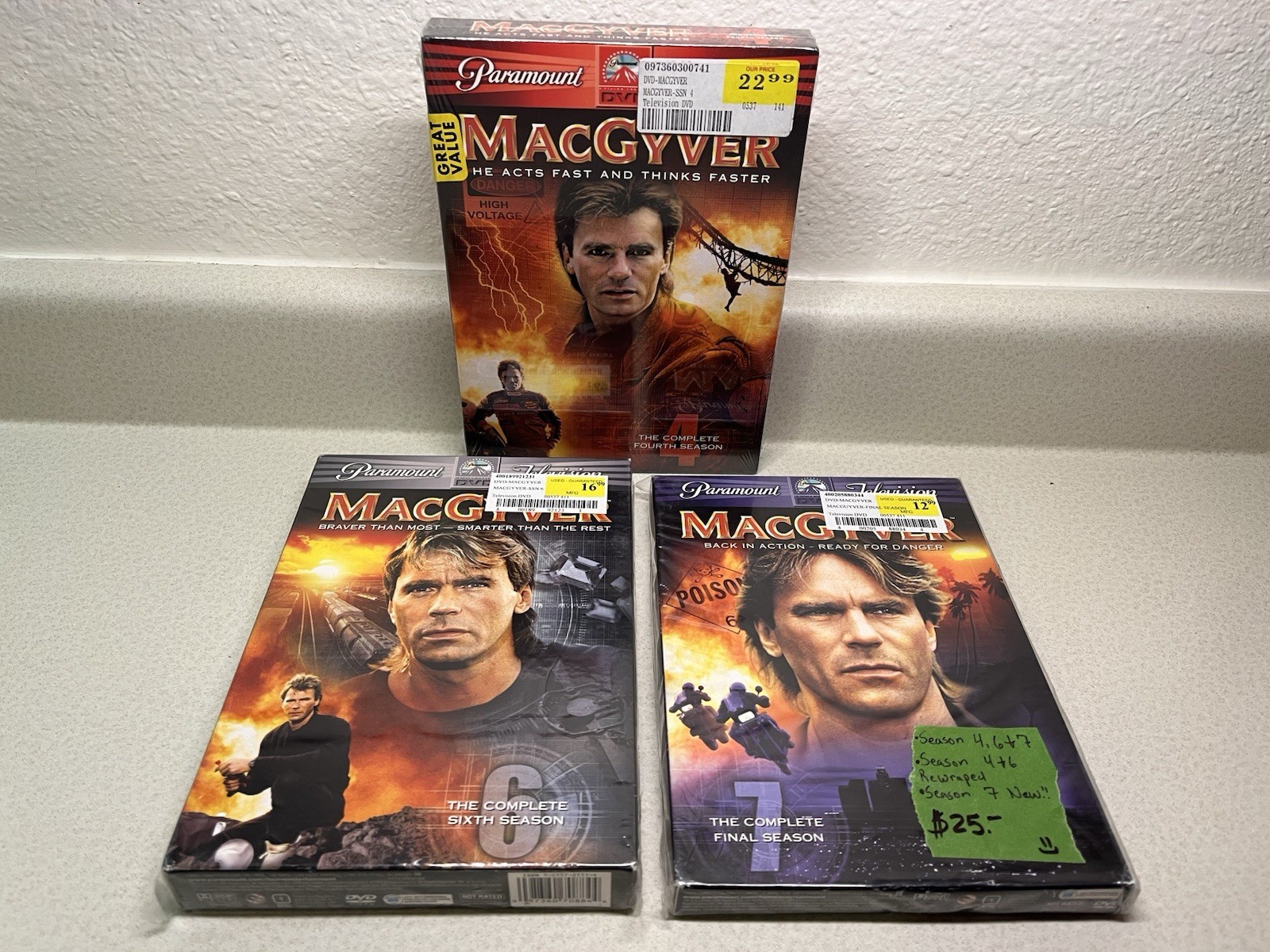 TV Show DVD Box Set – Parenthood New – MacGyver – Girls Next Door – Rescue Me