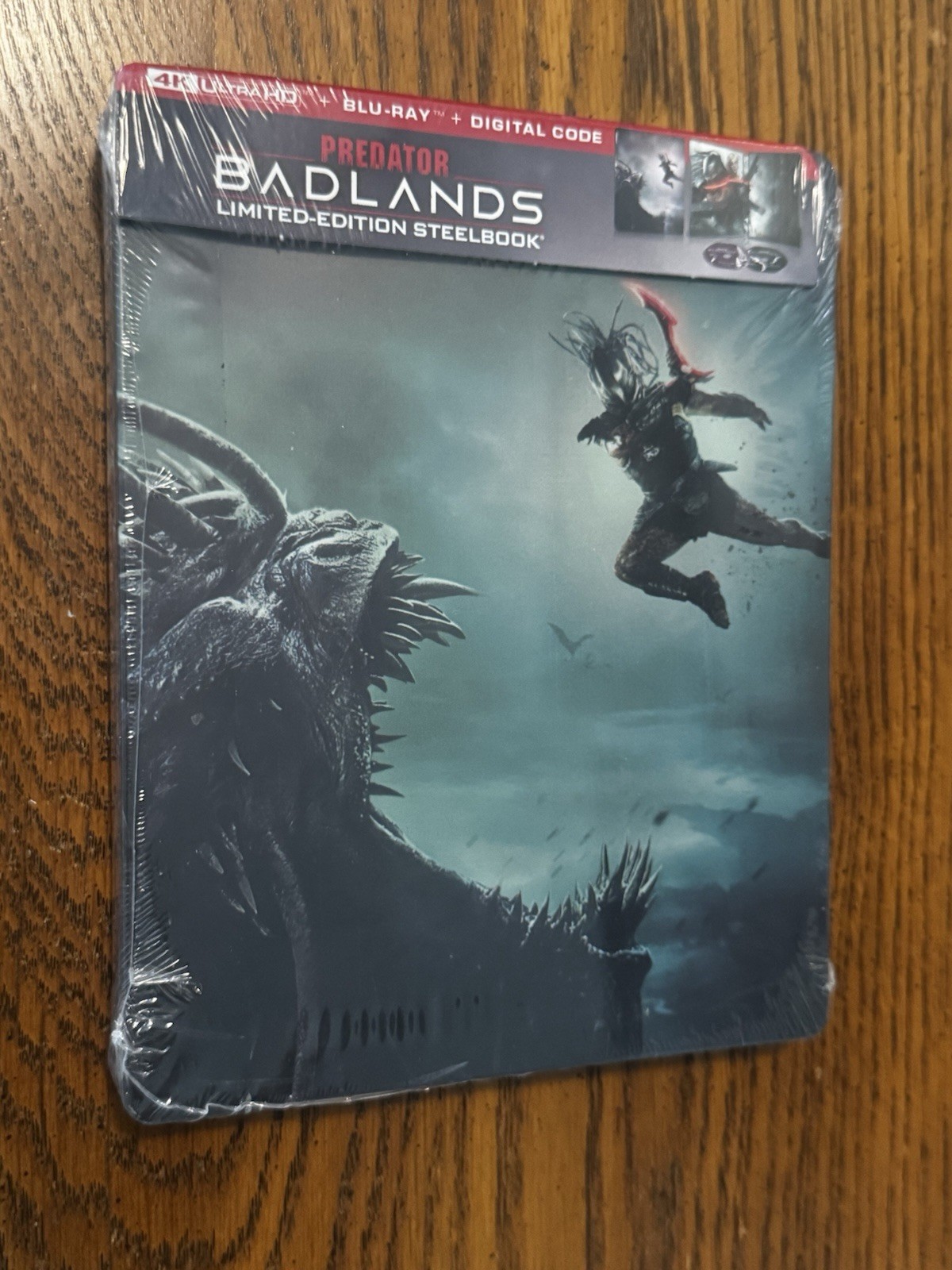 Predator Badlands [4K UHD + Blu-ray + Digital] Steelbook, New & Sealed!