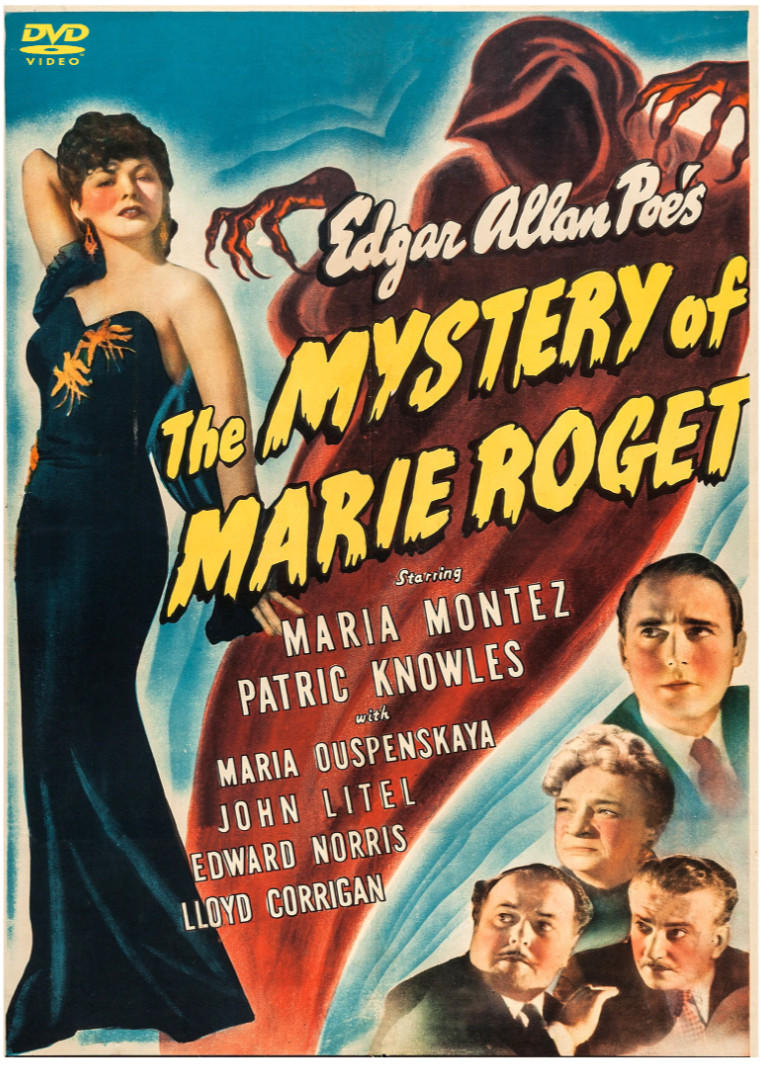 Mystery of Marie Roget 1942 DVD Drama Crime Marie Montez Patric Knowles