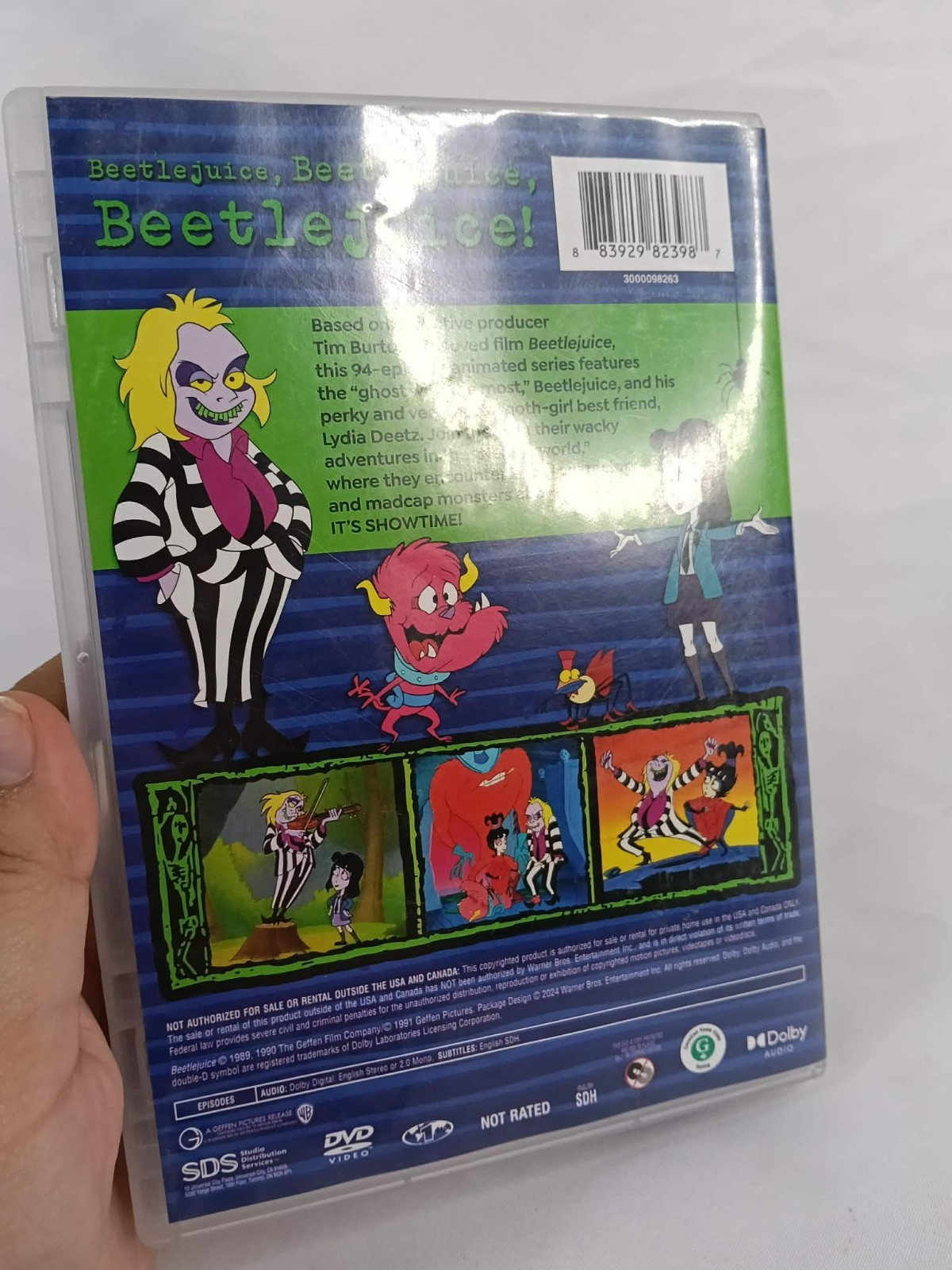 Beetlejuice The Complete Series (DVD, 2013) Animated Gothic Fantasy, Comedy