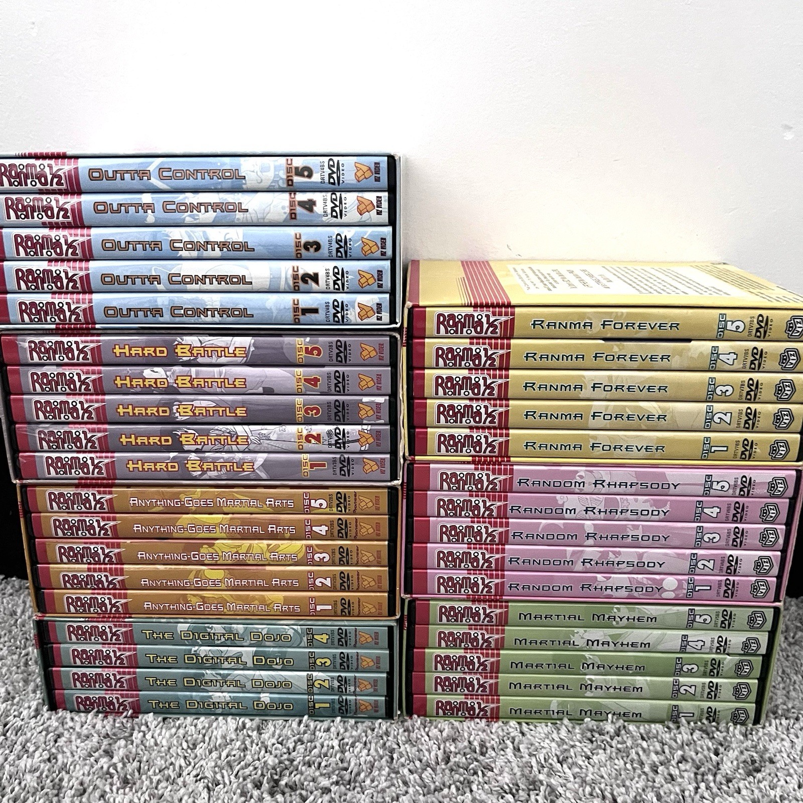 Ranma 1/2 Complete Collection DVD Box Sets Seasons 1-7 Movies 1 2 3 4 5 6 7