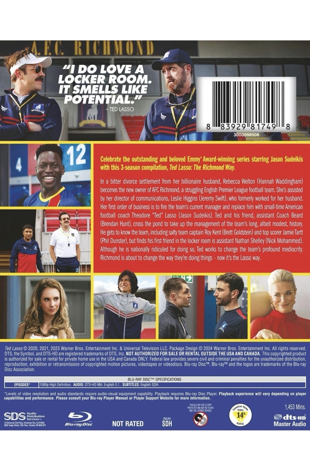 Ted Lasso The Complete Series Blu-ray NEW Sealed