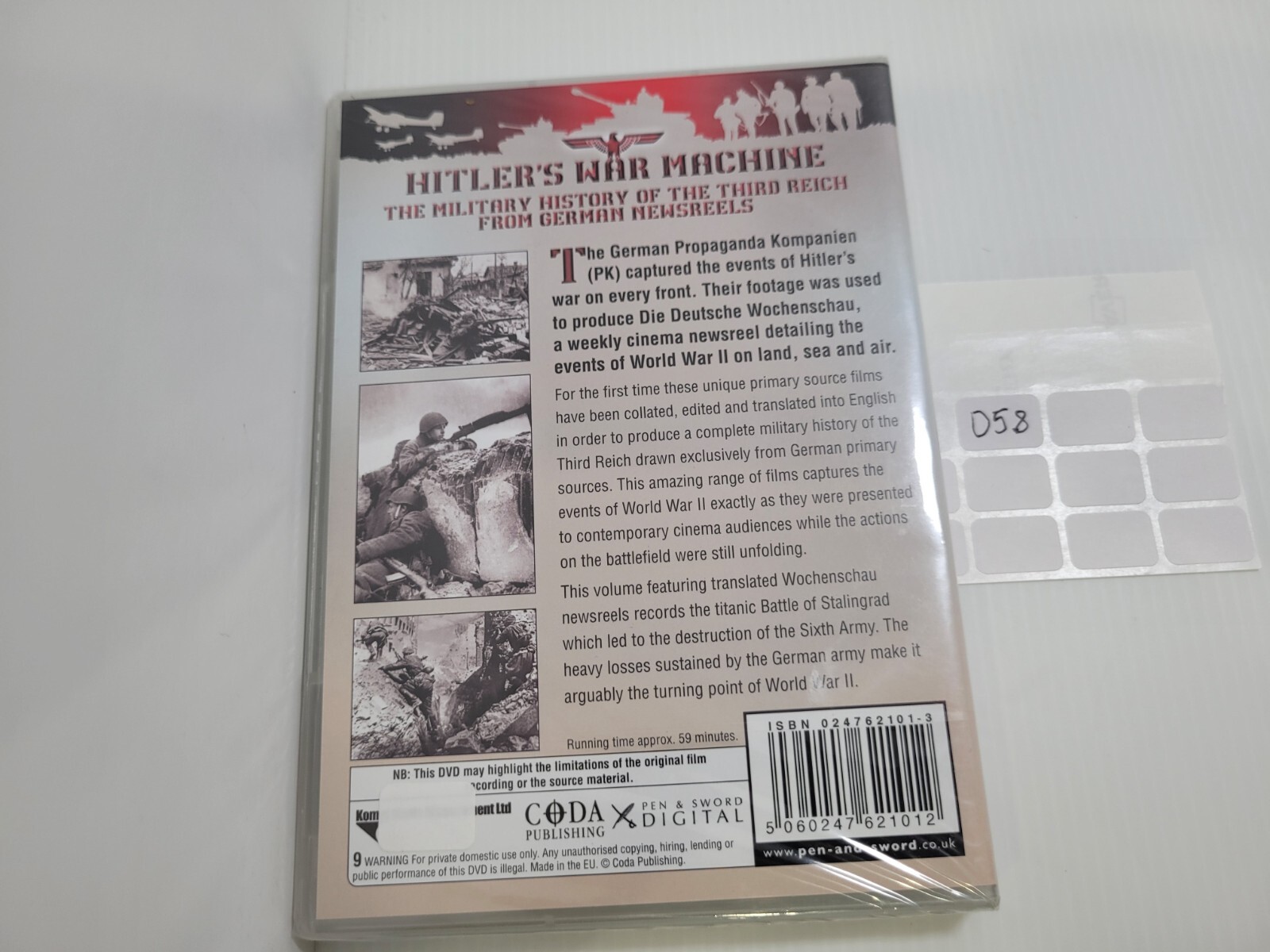 Hitler’s War Machine: Stalingrad 1942-1943 (2013, DVD) NEW SEALED