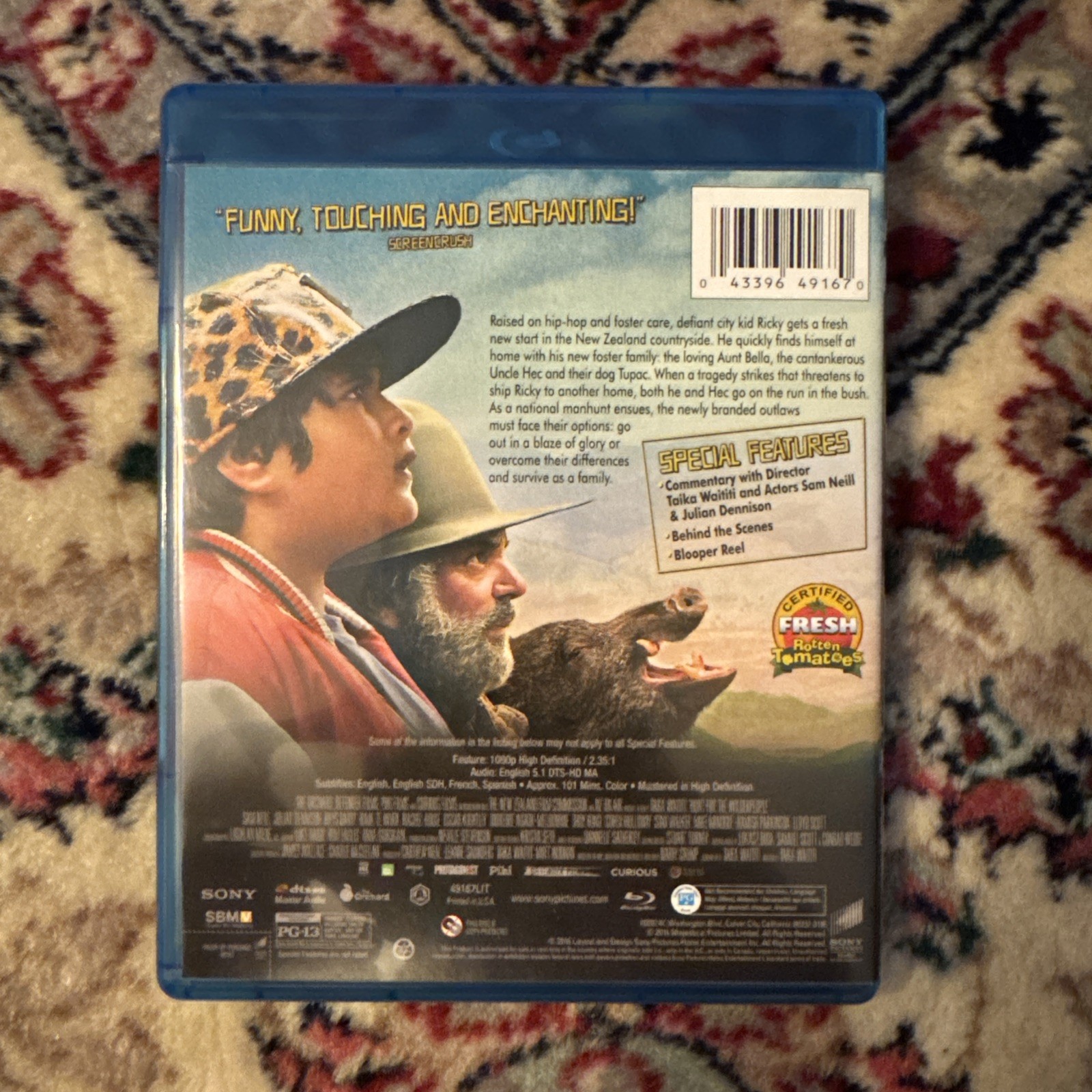 HUNT FOR THE WILDERPEOPLE BLU-RAY REGION A LIKE NEW OOP