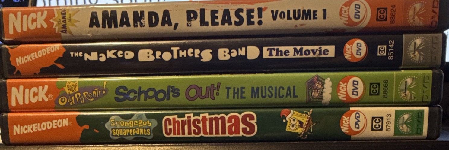 Nickelodeon 4 DVD Lot – See Description of the Movies
