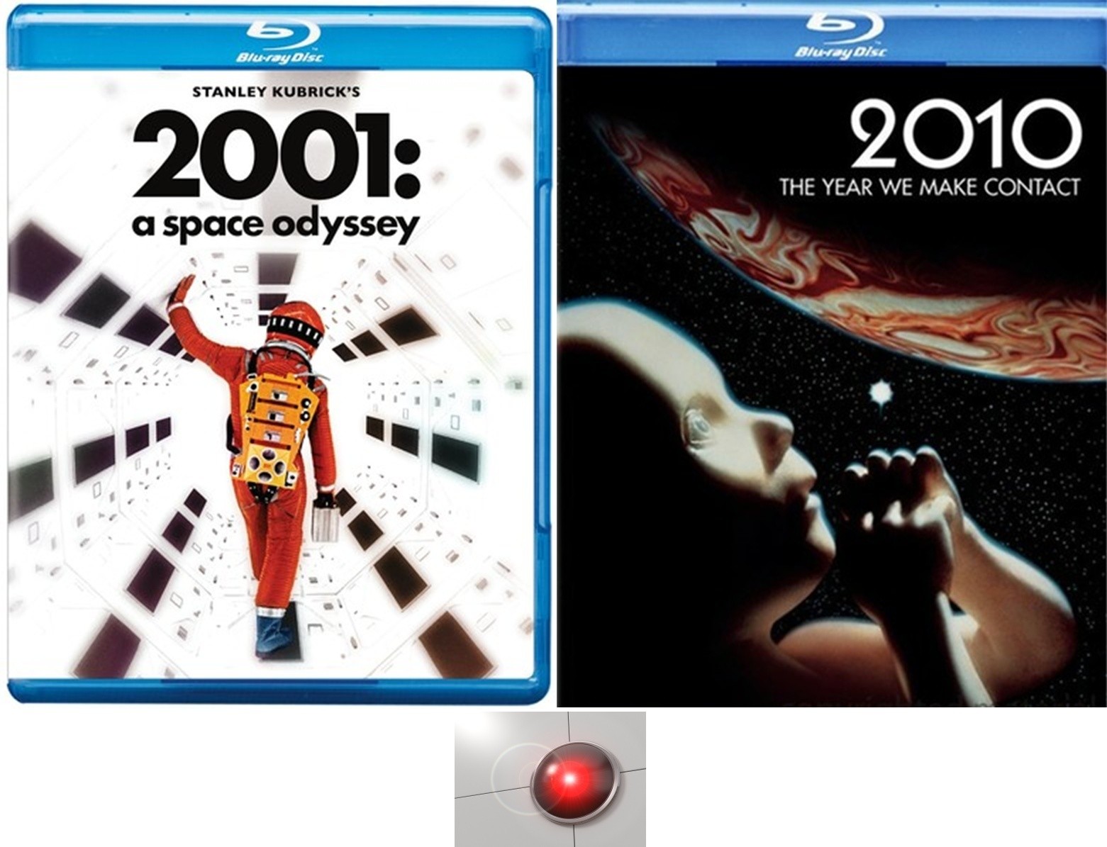 2001: A Space Odyssey One 1 & Two 2 The Year We Make Contact (2 Blu Ray SET) NEW