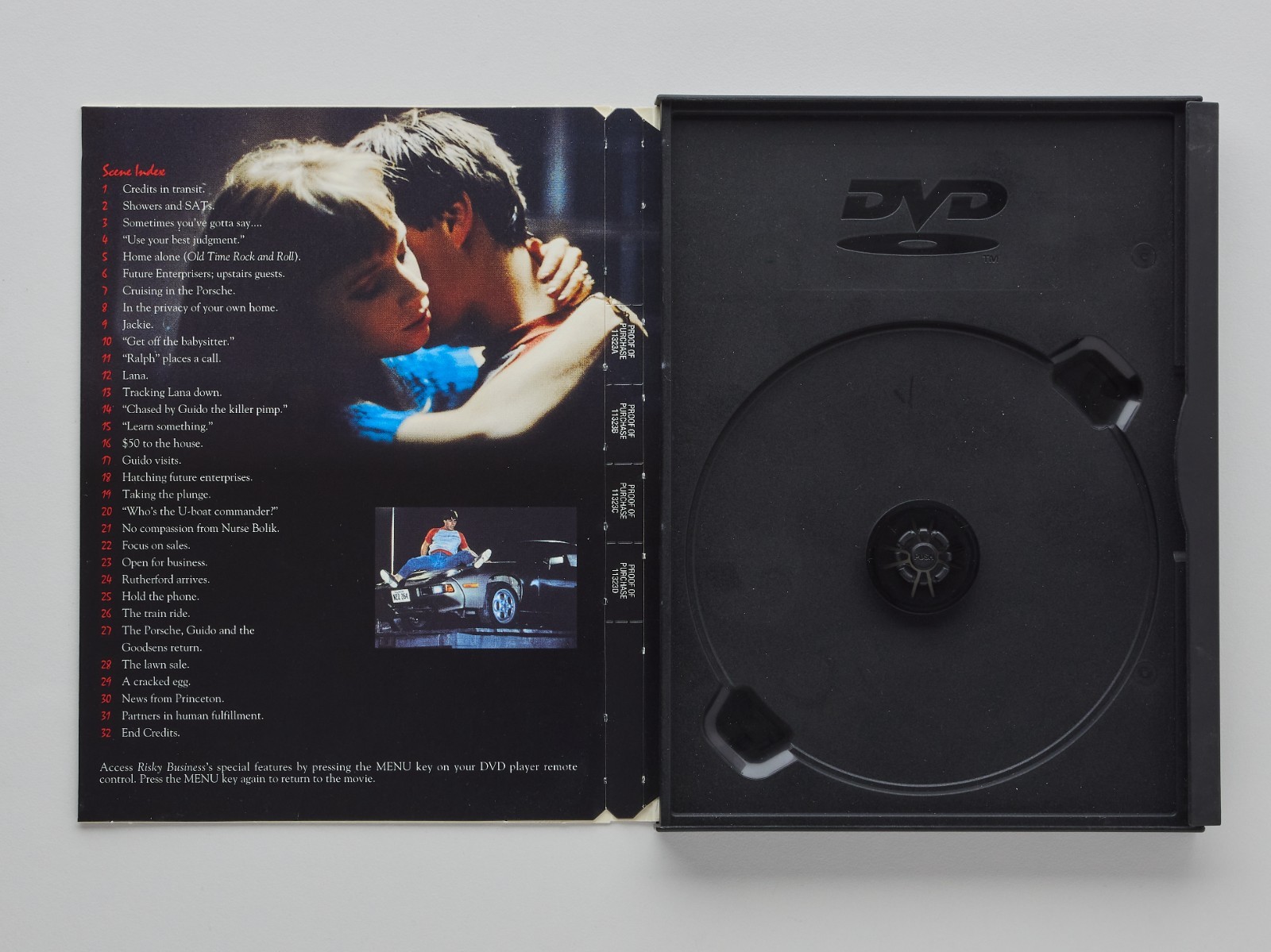 Risky Business DVD – Like New, Tom Cruise, Rebecca De Mornay, Paul Brickman