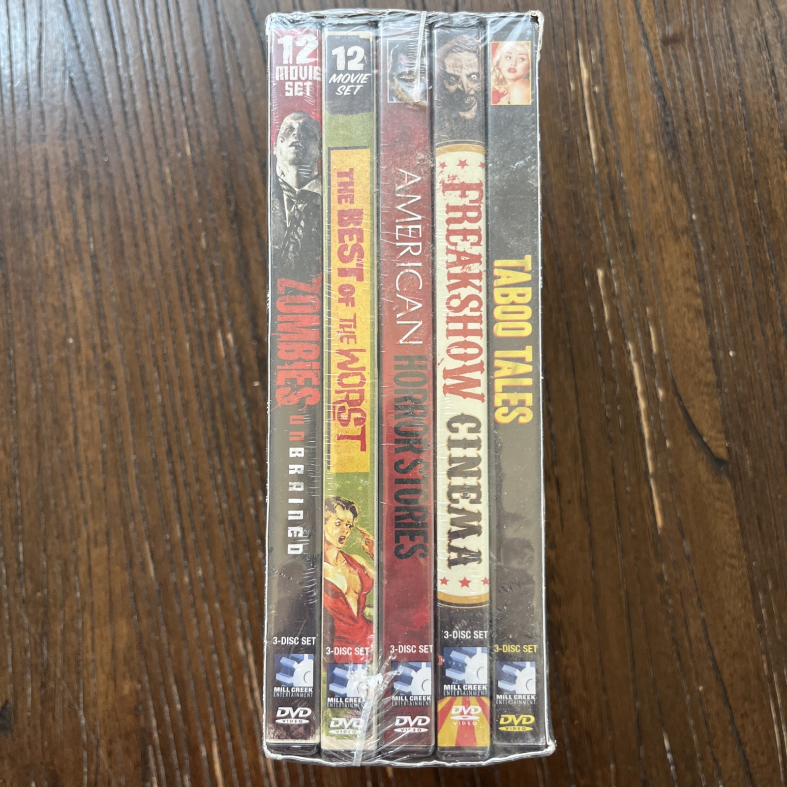 Horror Freak Fest Terror Theater 60 Movie Box Set DVD Videos Movie Collection