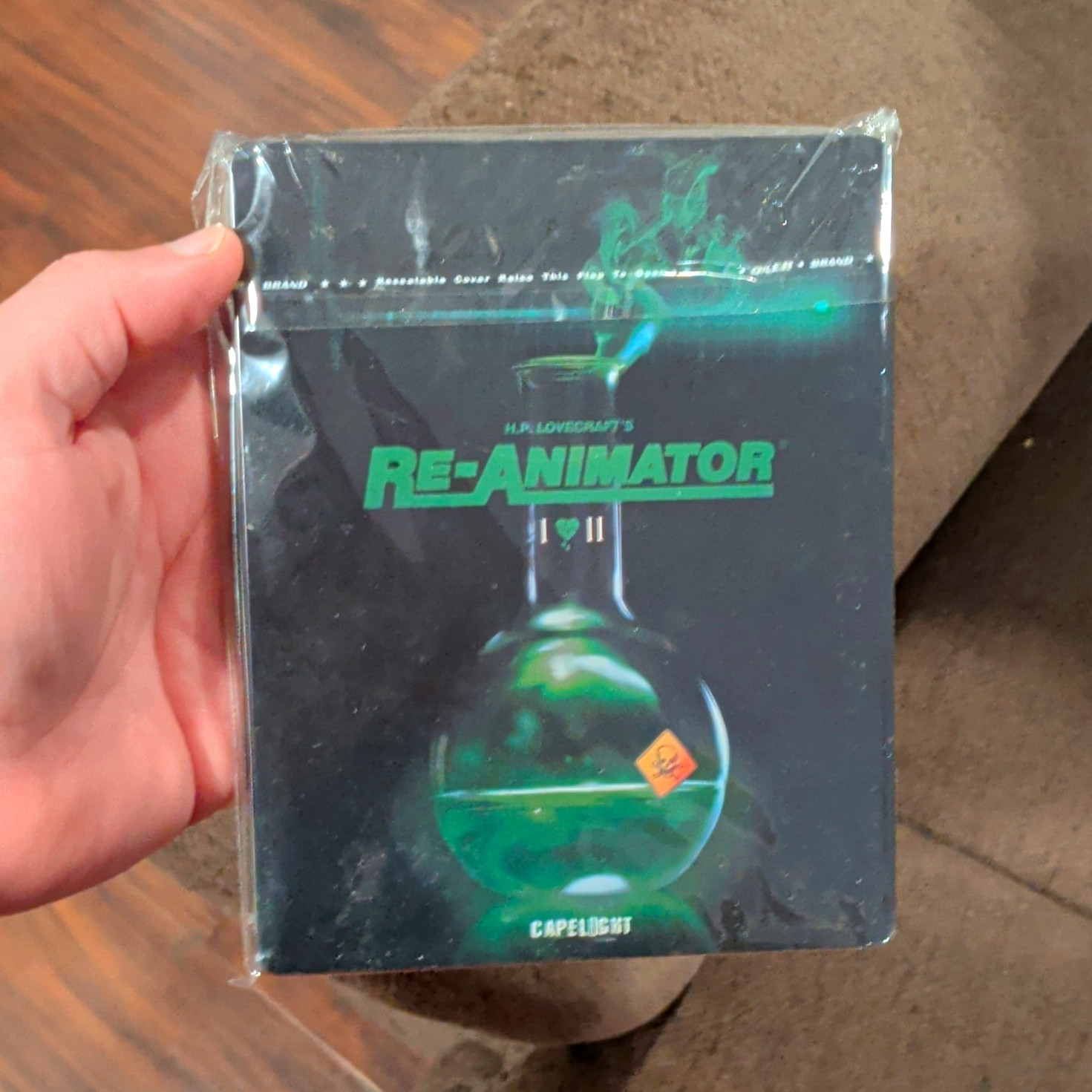 Capelight German Re-Animator 1&2 Blu-ray Steelbook Blu-ray Case OOP Region *B*