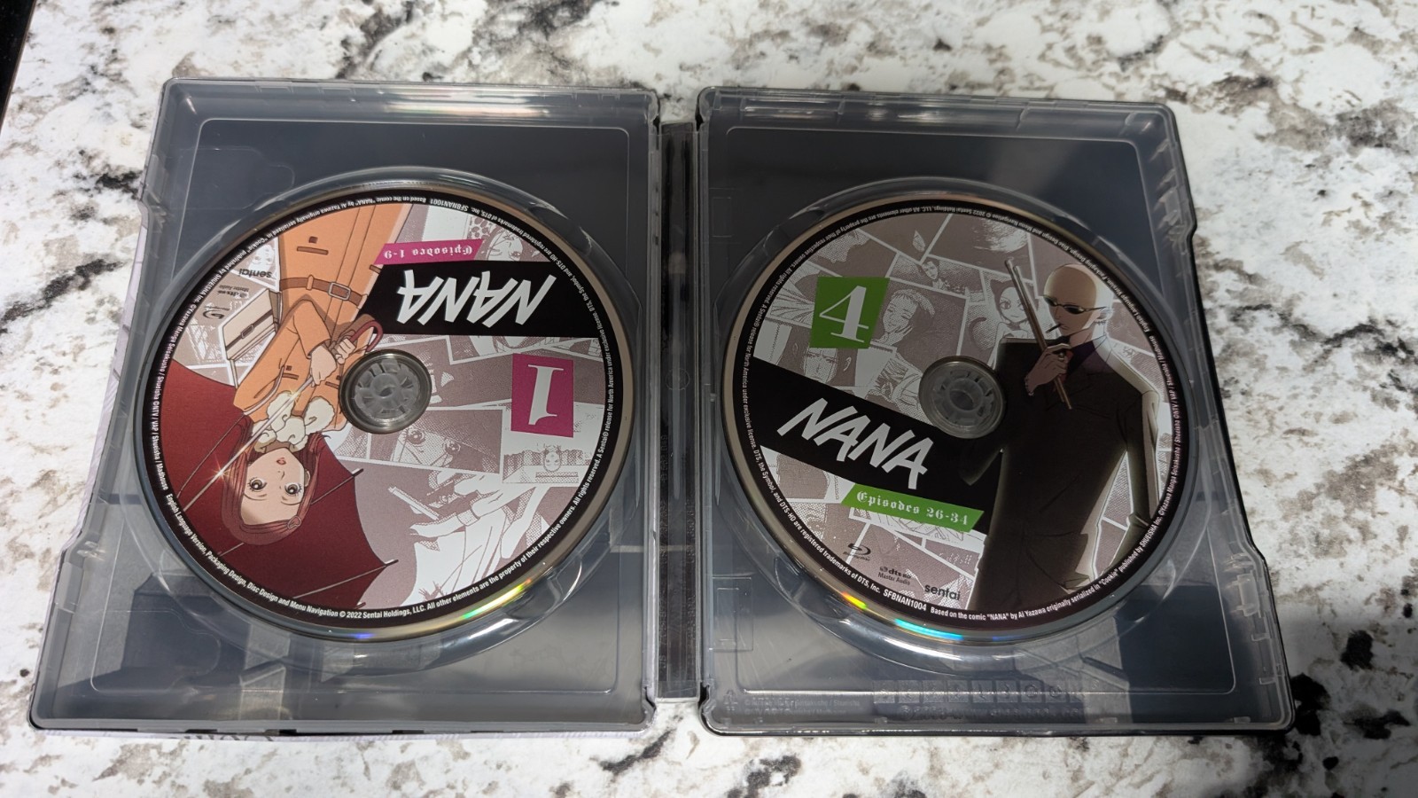 Sentai NANA Complete Collection Blu-ray Steelbook w/ Slipcover Anime