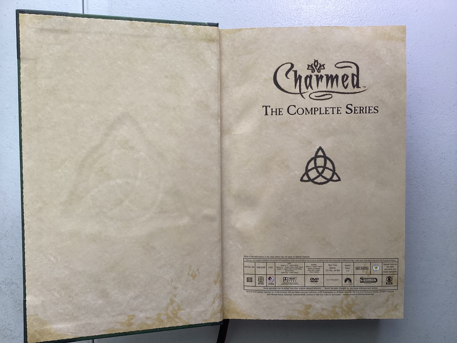 Charmed Book of Shadows DVD Set Missing 1 Disc Bonus Disc Included 48 Discs