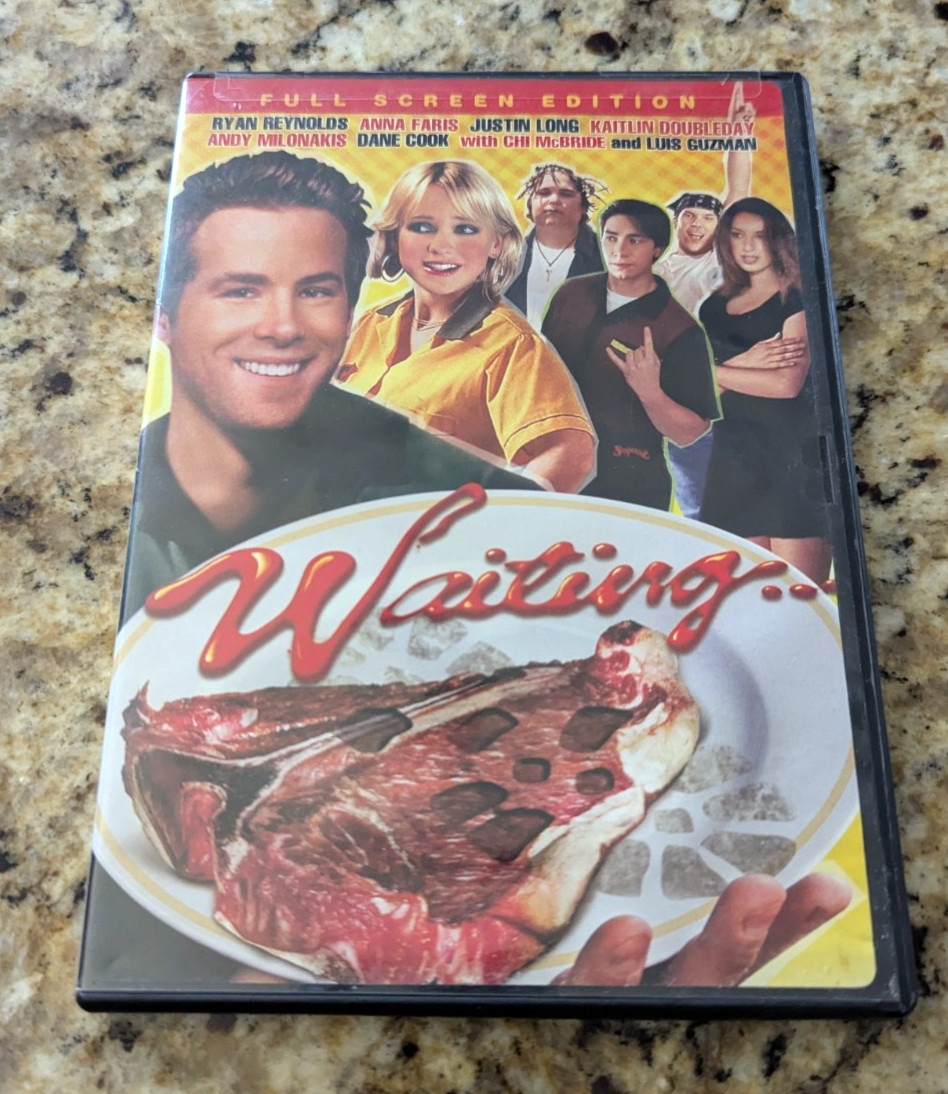 Waiting (DVD 2005) Ryan Reynolds Full Screen VG