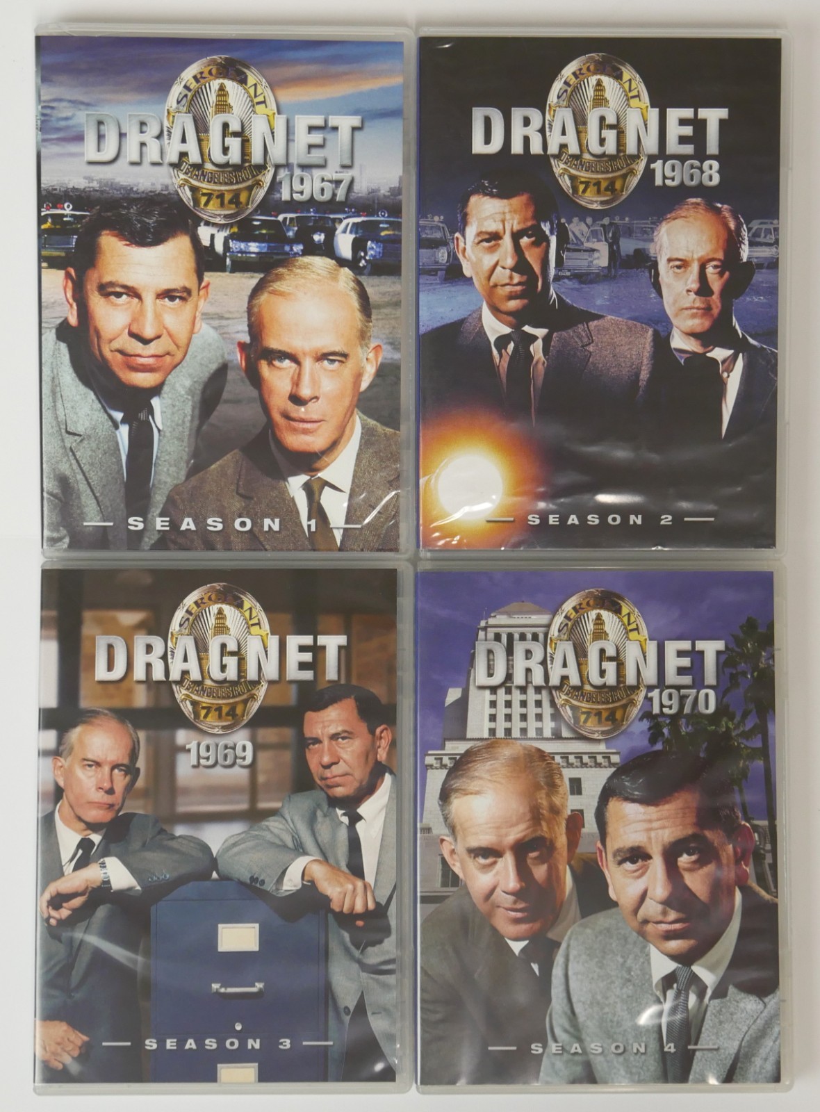 Dragnet: Complete Series [Seasons 1 2 3 4] (DVD 17-Disc Set) 1967 1968 1969 1970