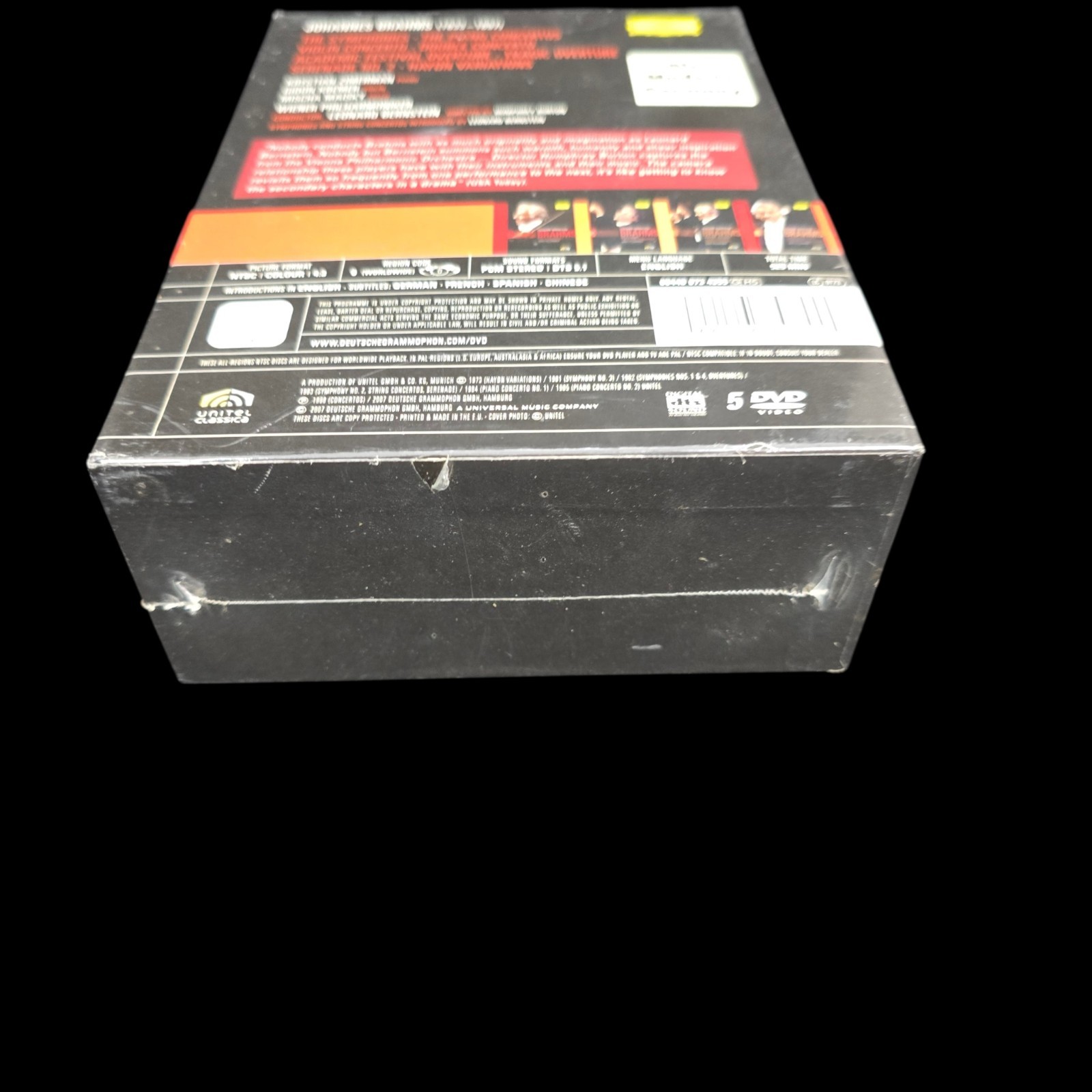 Leonard Bernstein Boxed Set (DVD, 2007, 5-Disc Set) NEW/SEALED