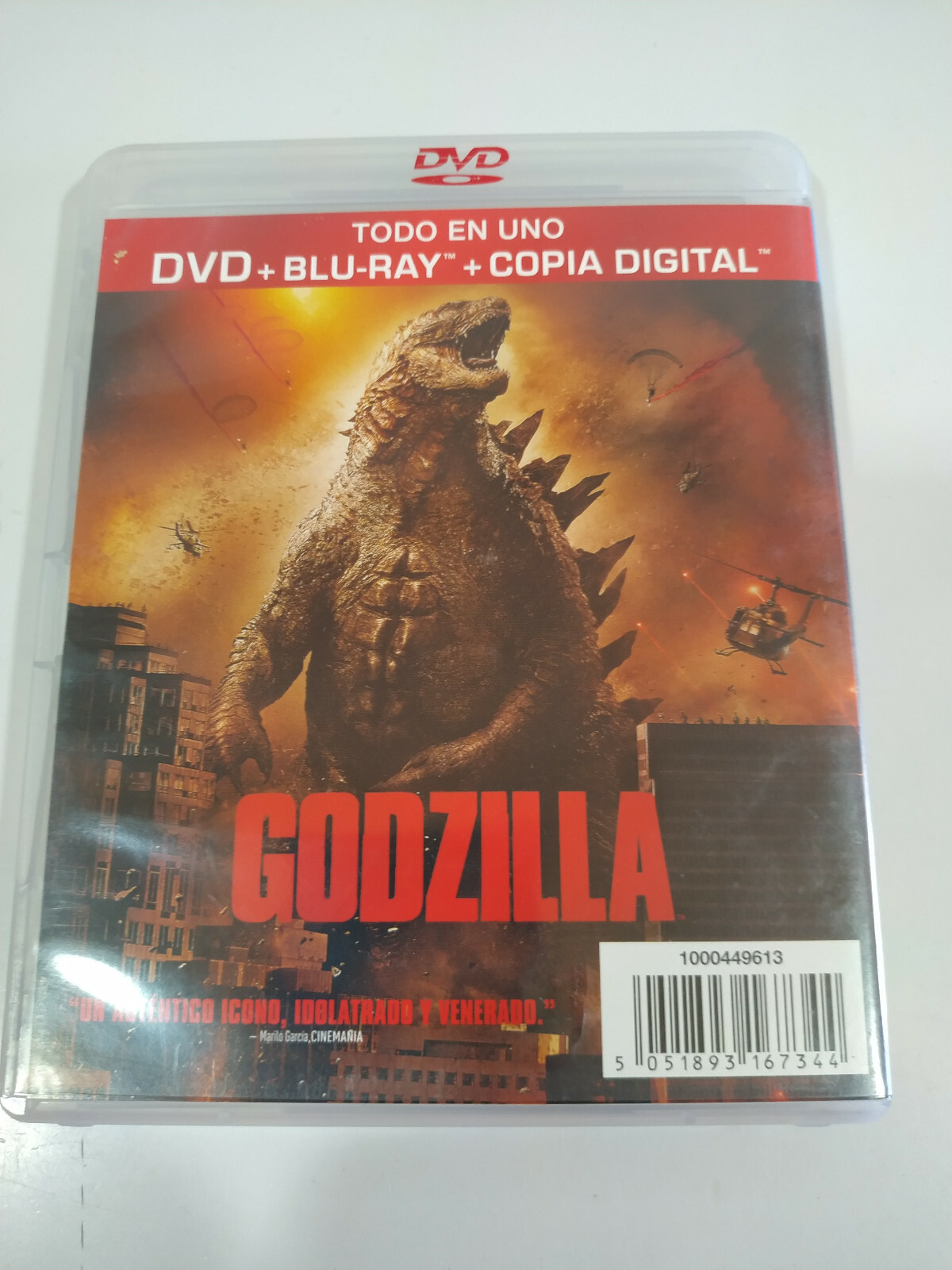 Godzilla Gareth Edwards – Blu-Ray + DVD Spanish English – 3T