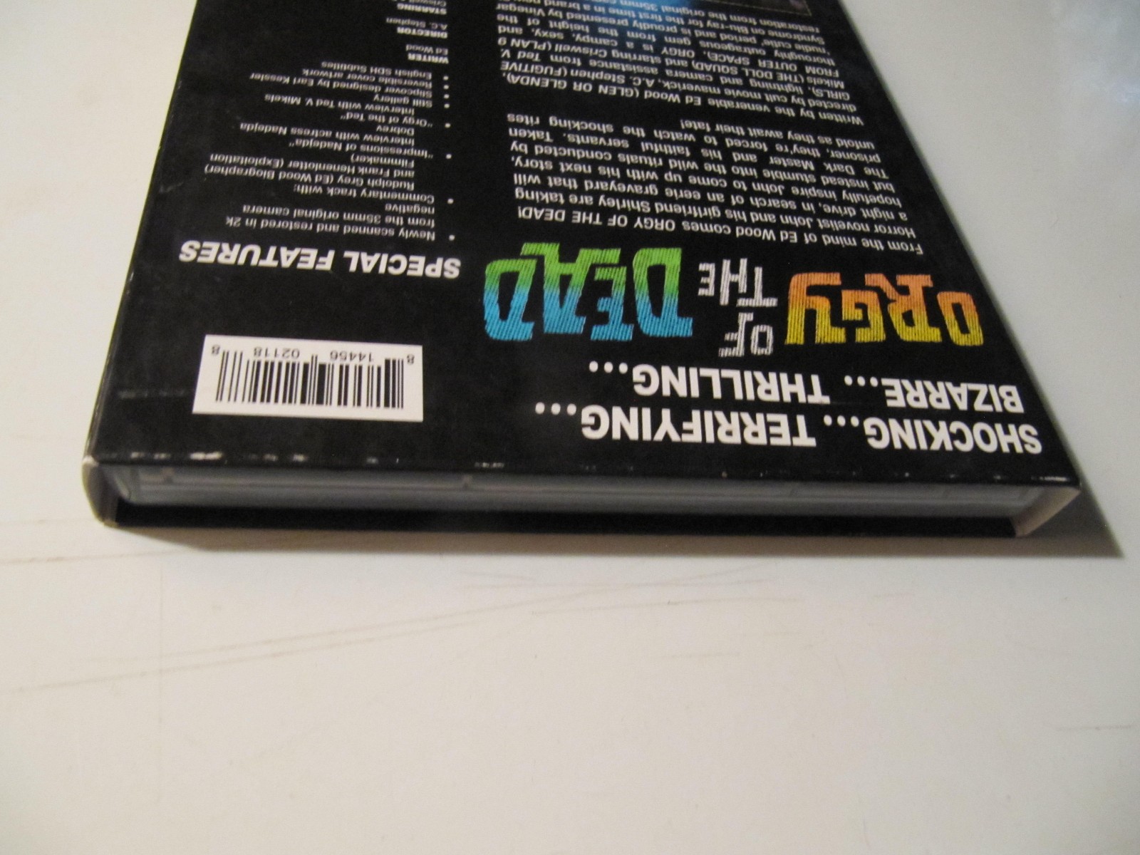 Orgy of The Dead Blu ray Ed Wood w/ Slipcover 1st Pressing Vinegar Syndrome