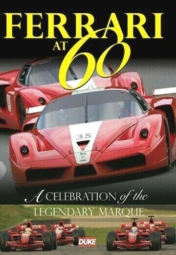 FERRARI AT 60 DVD. A CELEBRATION OF THE LEGENDARY MARQUE. 116 MINS. DUKE 3306NV