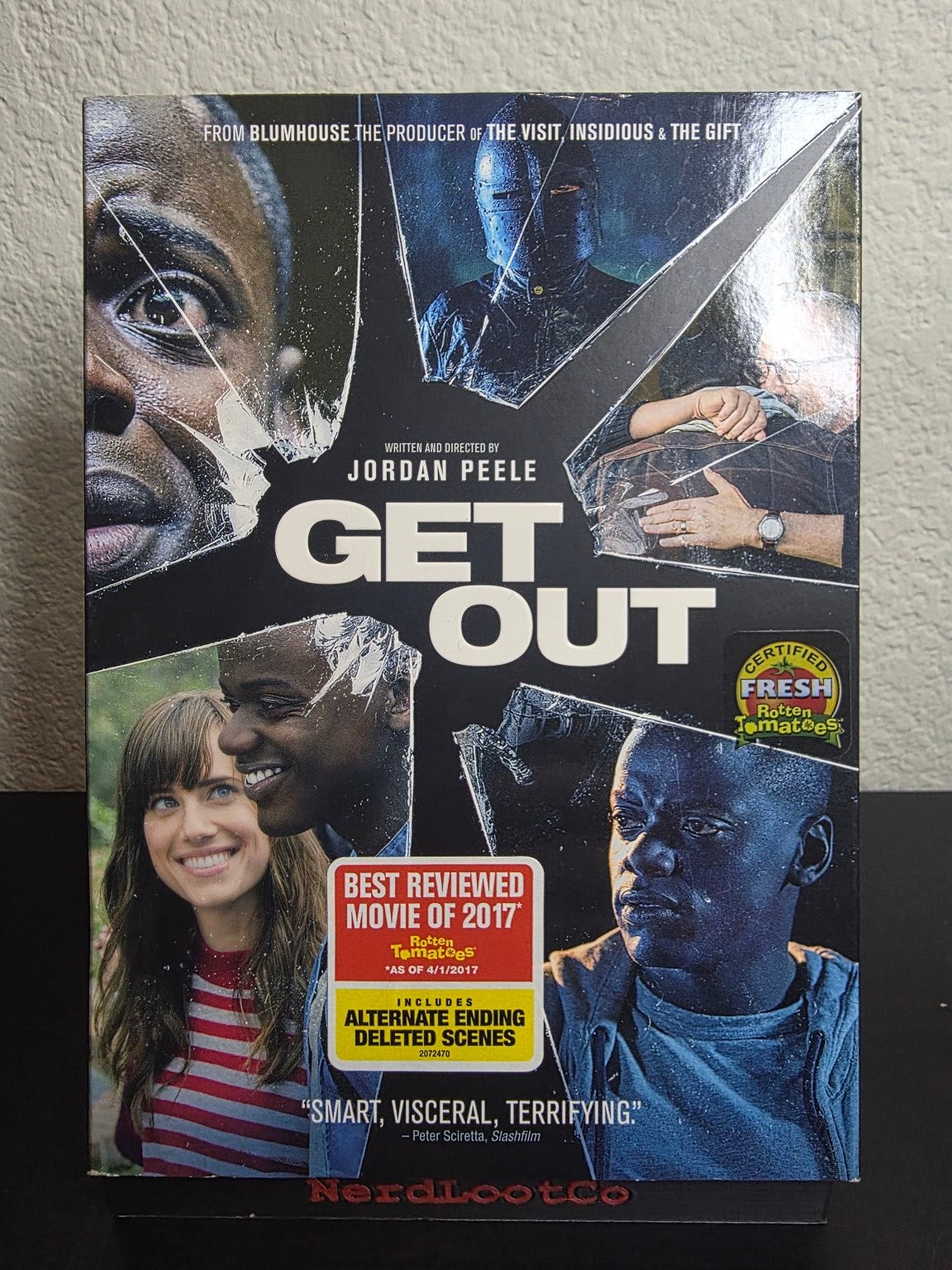 Get Out DVD 2017 Jordan Peele Daniel Kaluuya Horror Thriller Alternate Ending