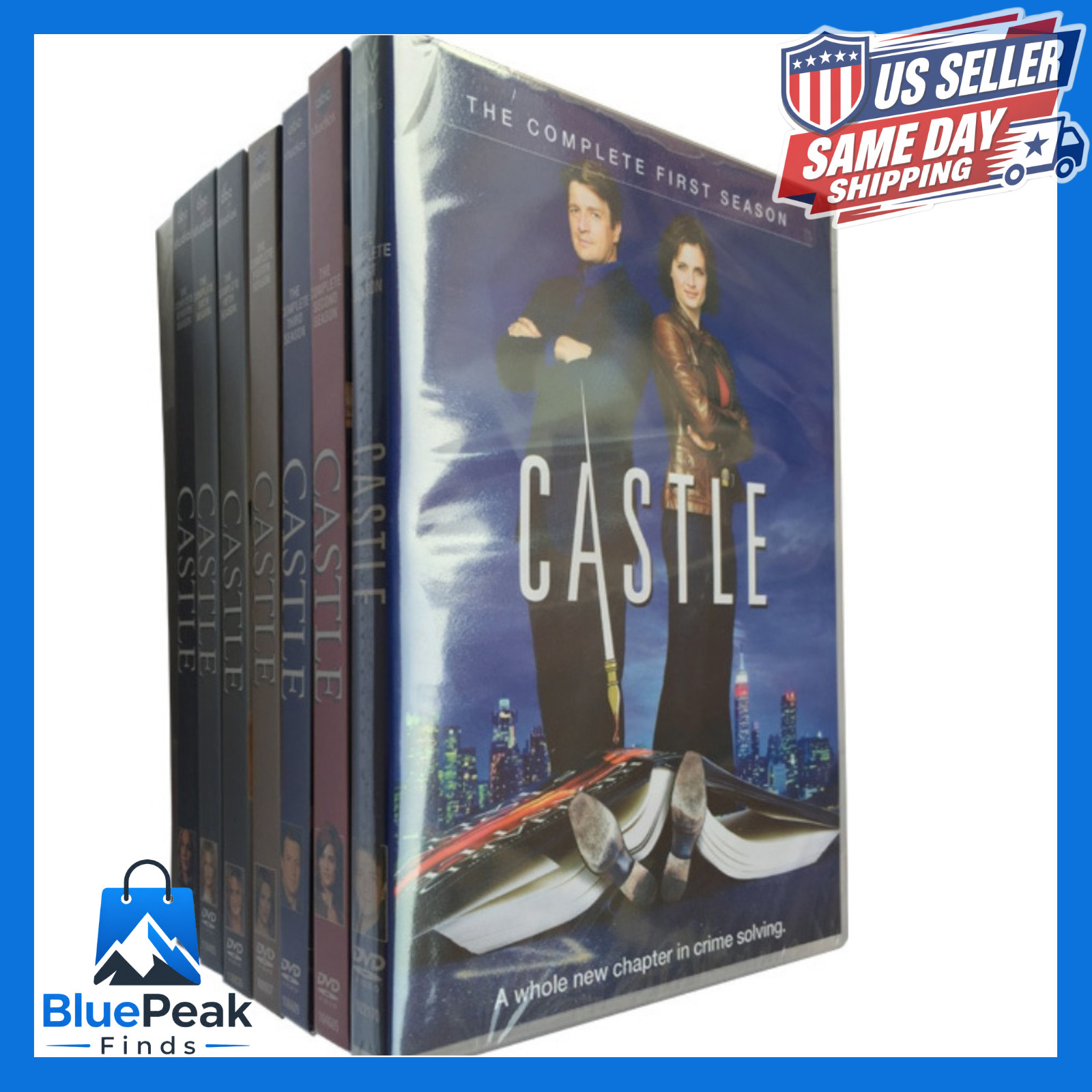 Castle DVD Complete Series Seasons 1-8 Brand New Sealed Region 1 USA