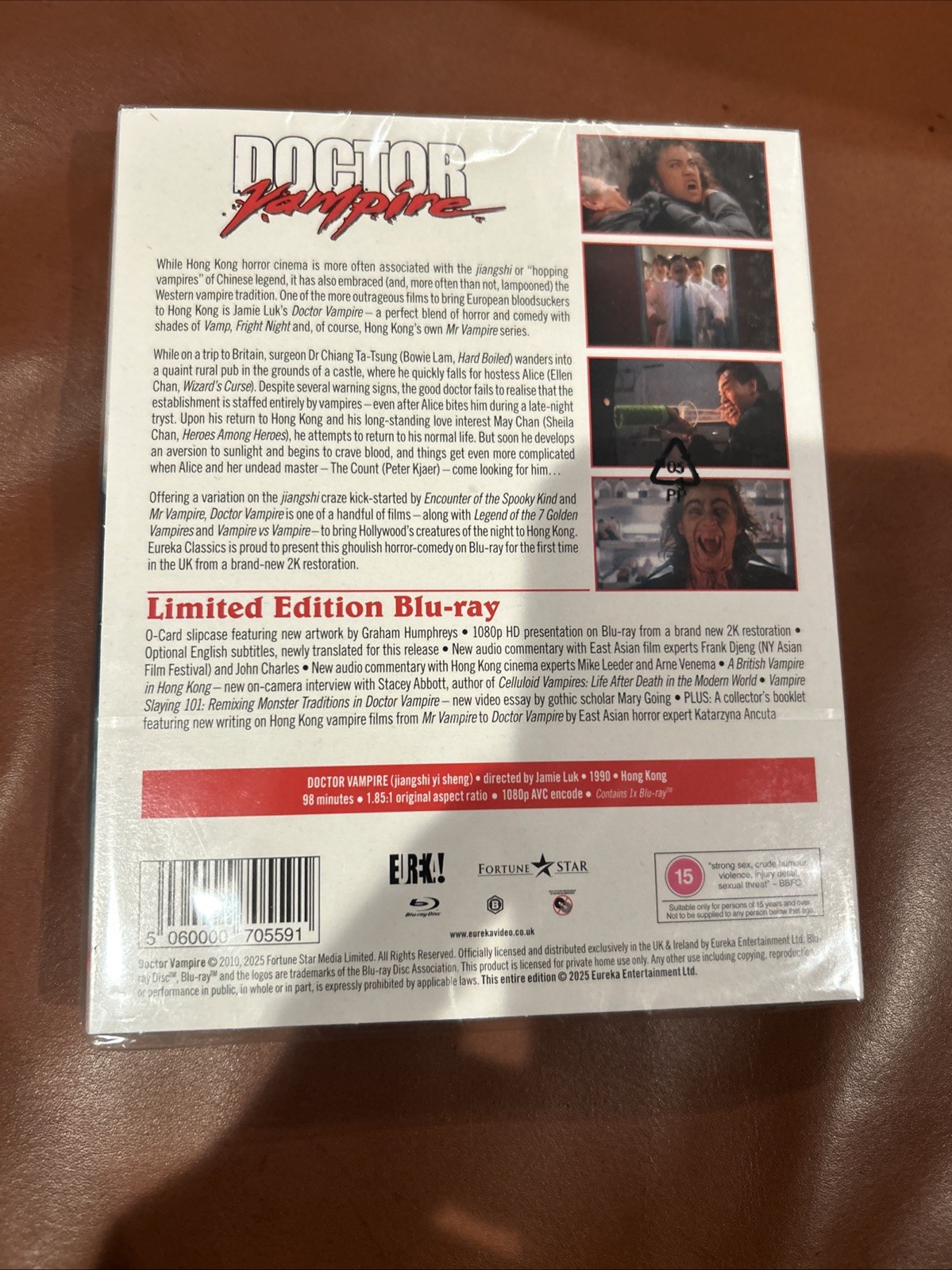 Doctor Vampire – Blu-ray – Lam, Chan – Region B – New Eureka