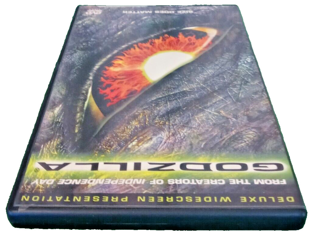 Godzilla Vintage 1998 Deluxe Widescreen Presentation DVD 139 Min. Rated PG-13