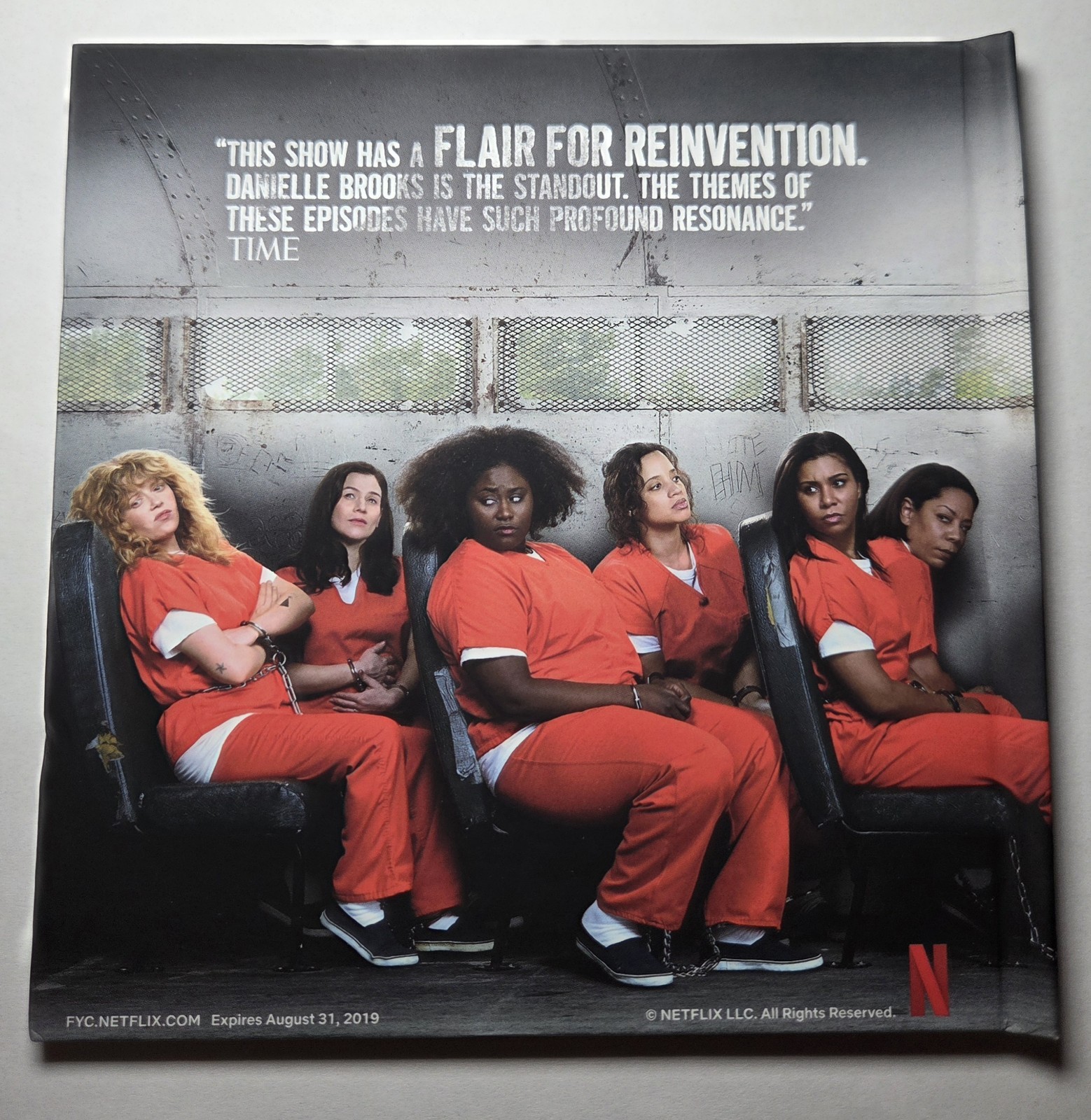 Lionsgate Orange Is the New Black Season 6 Promo DVD TV Series Cardboard Sleeve