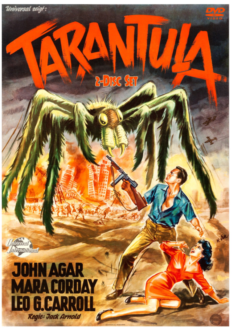 TARANTULA 1955 2-DVD Set Remastered Horror Sci-Fi John Agar Leo G. Carroll