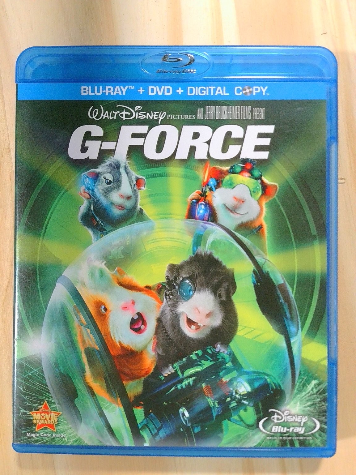 G-Force Blu-ray DVD Digital Copy (2009) Jon Favreau, Sam Rockwell, PG