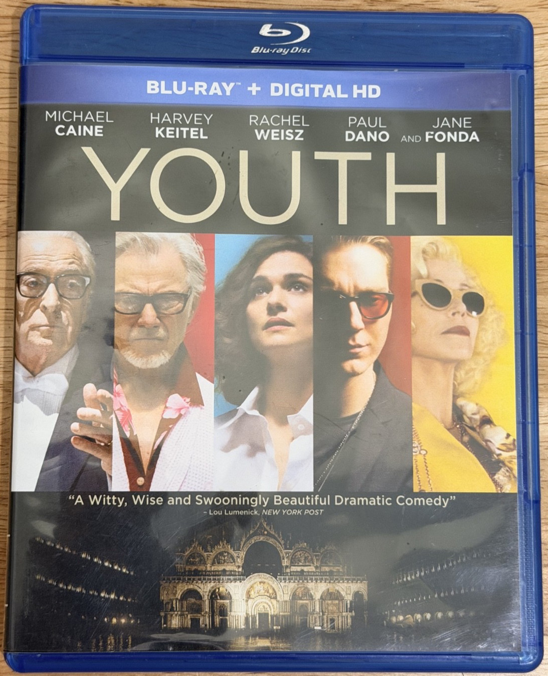 Youth (Blu-ray, 2015) Michael Caine, Harvey Keitel, Rachel Weisz