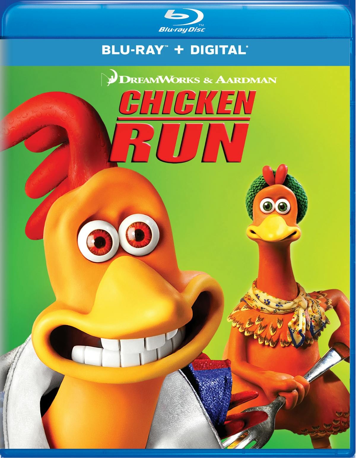 Chicken Run Blu-ray Mel Gibson NEW