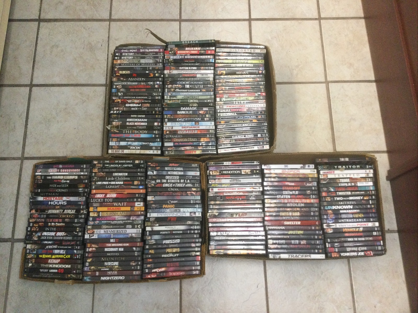 You Pick THRILLER SUSPENSE DVD Lot #2 – ($1.69 Each) ($3.50) Combined Shipping