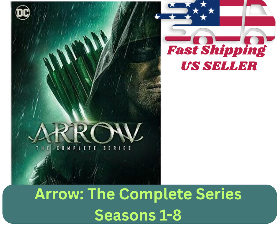 Arrow: The Complete Series Seasons 1-8 (38-Disc DVD Box Set, 2019) New Region 1