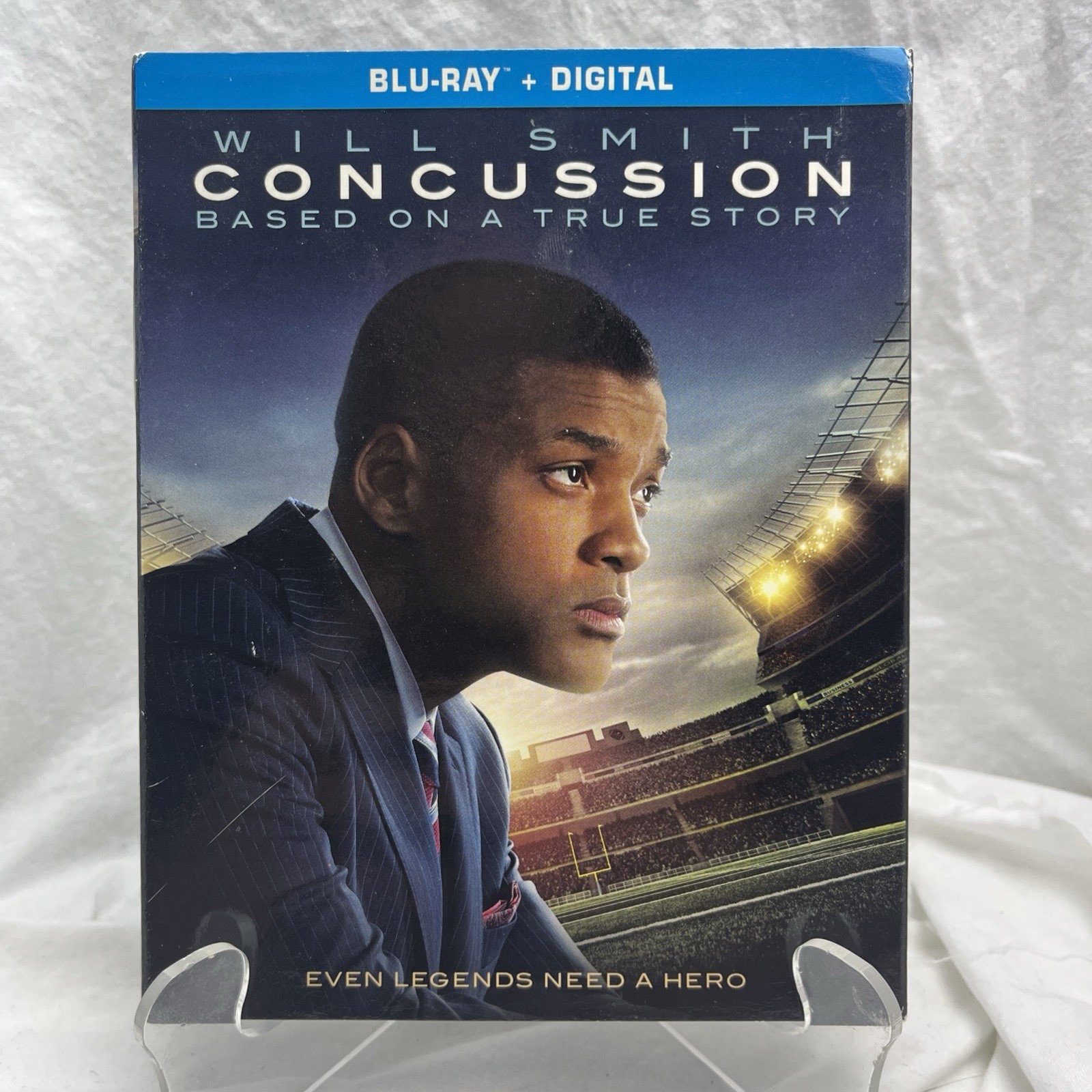 Concussion Blu-ray Will Smith Slipcover No Digital