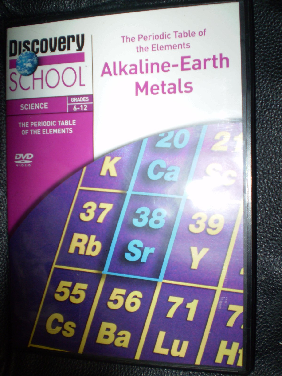 Discovery School: Alkaline-Earth Metals (Periodic Table DVD, Mint, SHIPS FREE!)