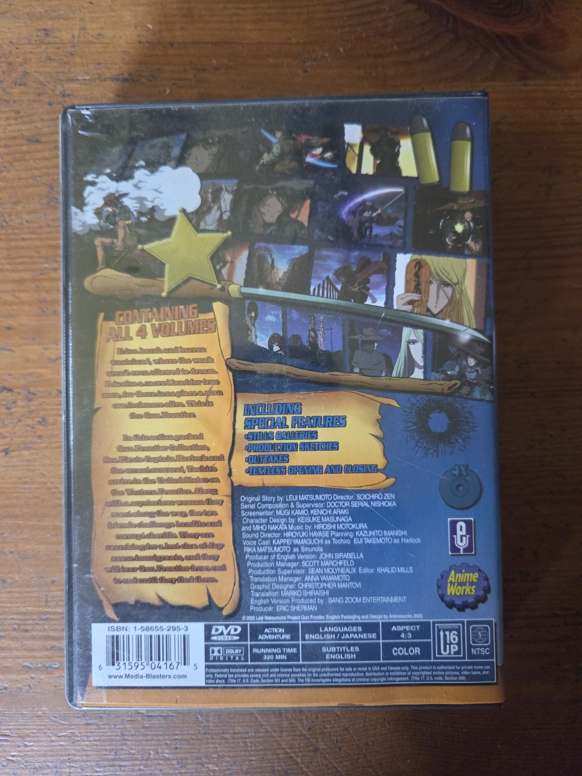 Leiji Matsumoto Gun Frontier Elusive Targets- GUN PACK – DVD Collection