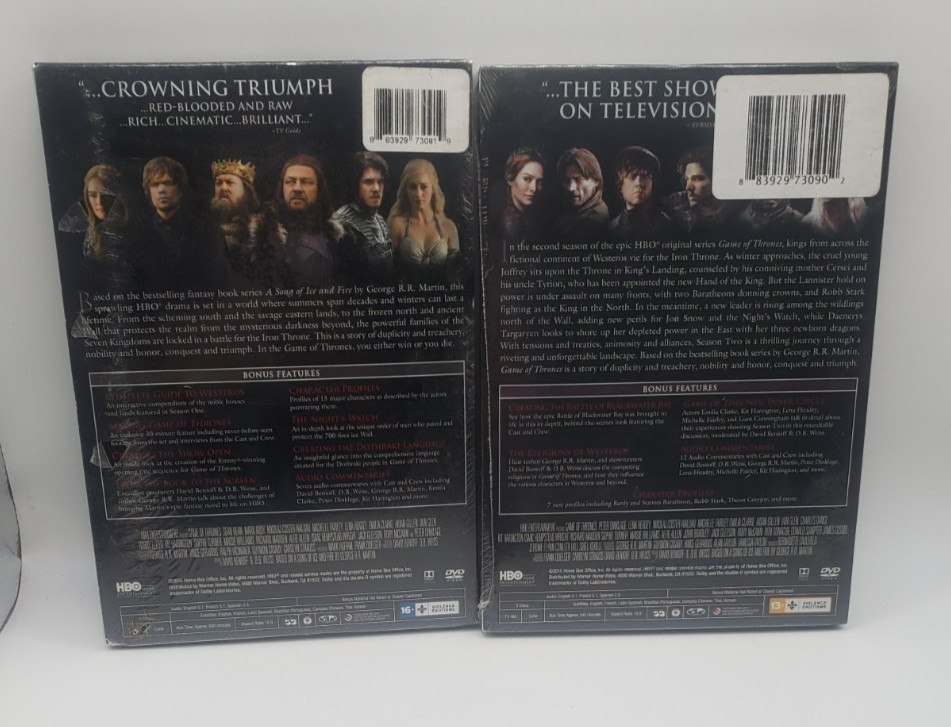 Game of the Thrones Complete Series DVD Seasons 1-8 New Sealed