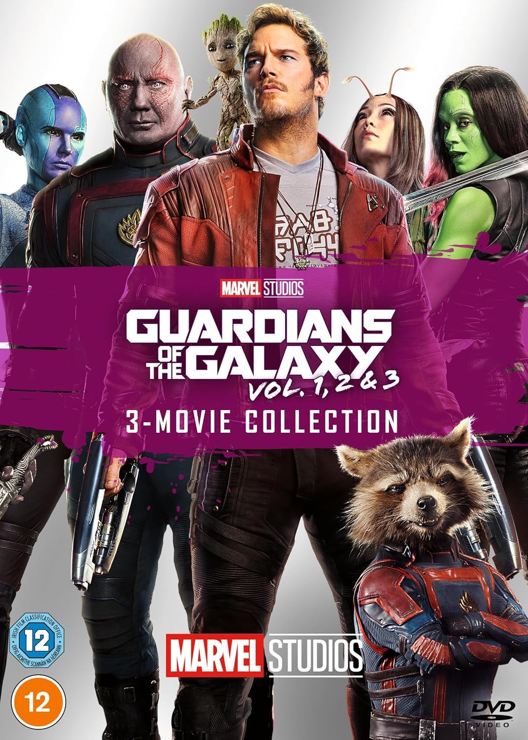 Marvel Studios The Guardians of the Galaxy Vol 1, 2 & 3 (DVD)