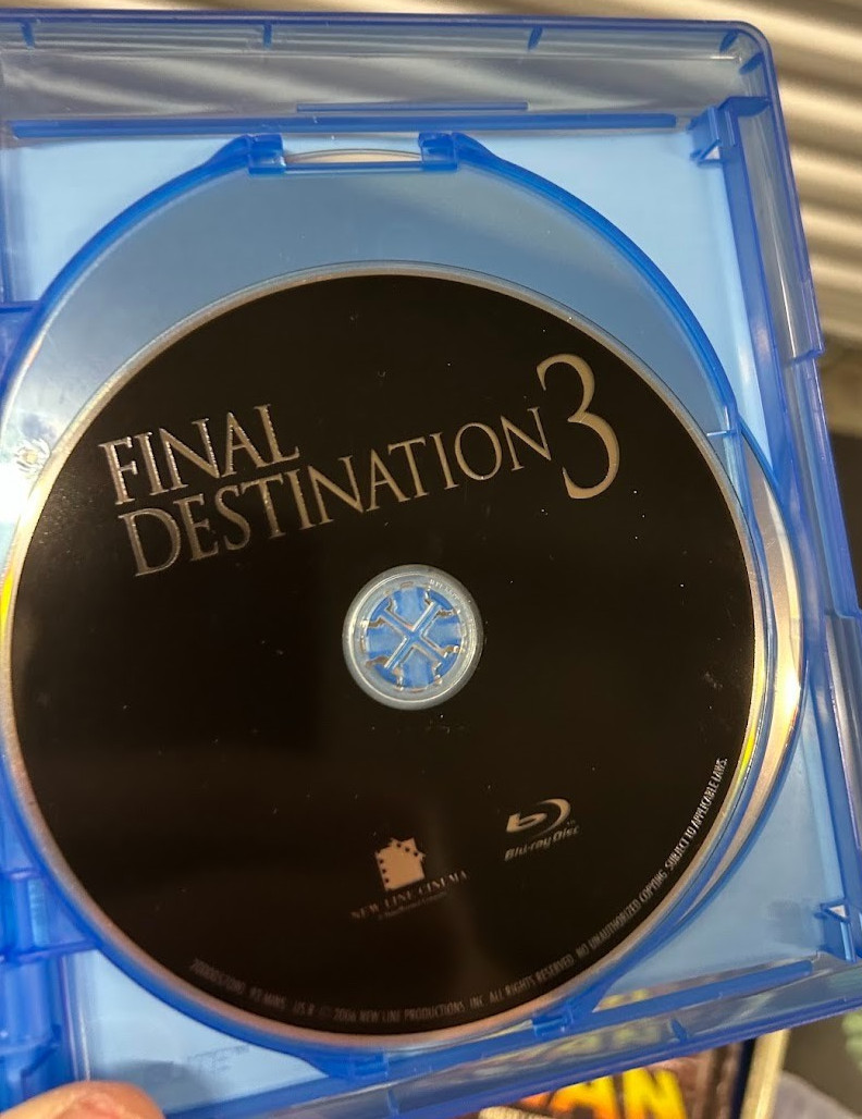 FINAL DESTINATION 1-5 BLU RAY COLLECTION w FD5 CASE/SLV SIGNED = JEFFREY REDDICK