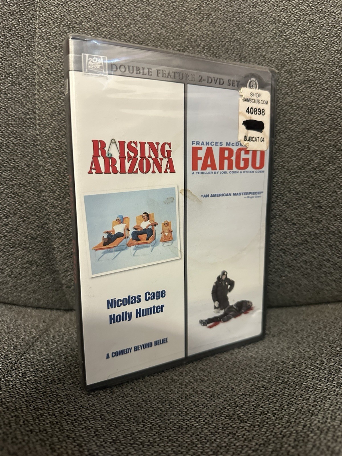 Joel & Ethan Coen RAISING ARIZONA Cage + FARGO McDormand BRAND NEW DVD USA
