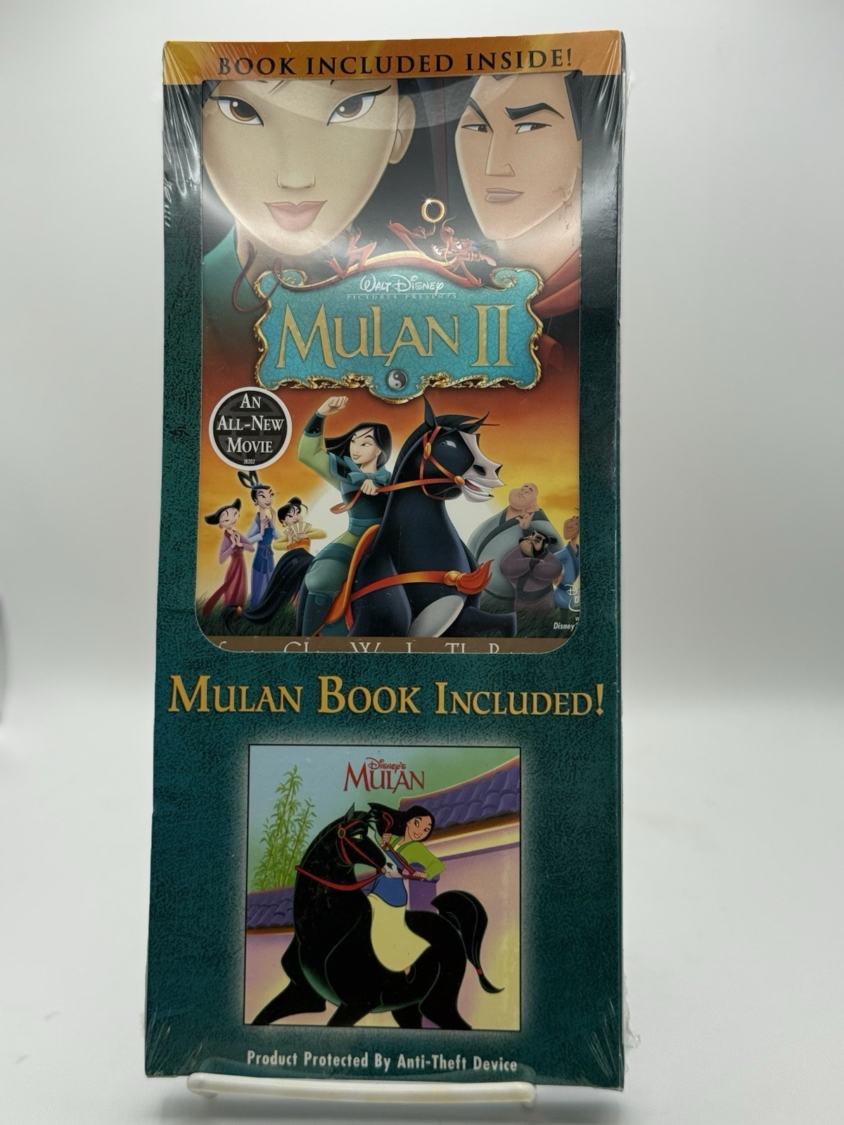 MULAN 2 DVD SLIPCOVER BOOK DISNEY BRAND NEW FACTORY SEALED BOOK INCLUDED