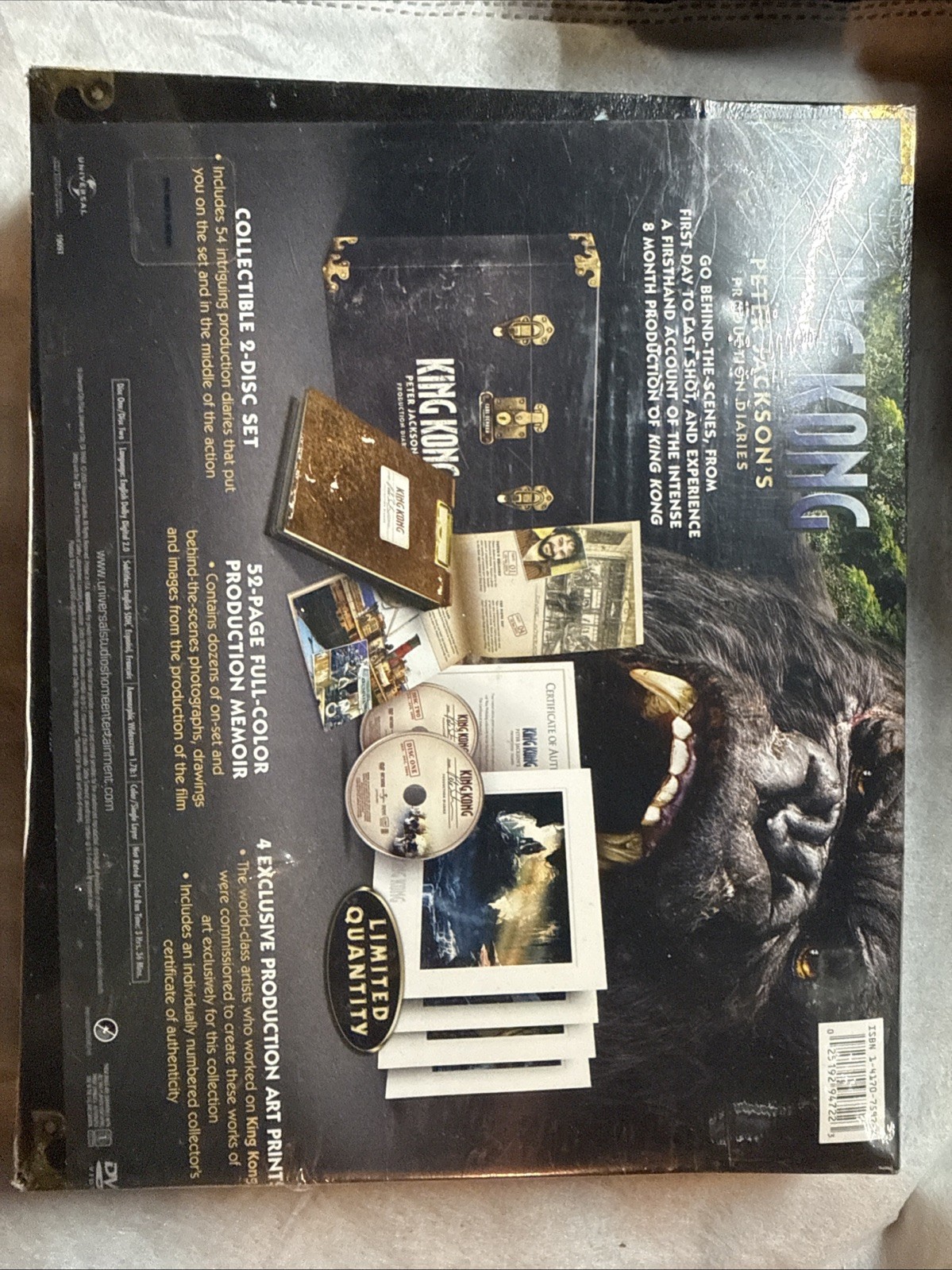 King Kong: Peter Jacksons Production Diaries (DVD, 2005, 2-Disc Set, Gift Set…