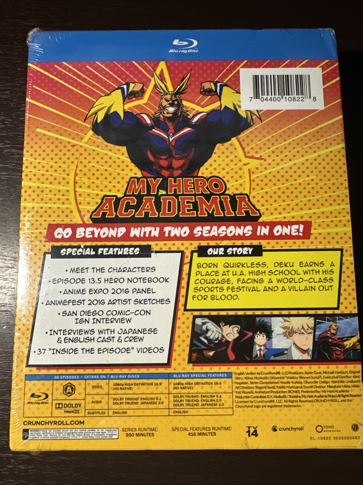My Hero Academia: Season 1, 2, 3 & 4 Blu-ray New Sealed Anime 1-4 Episodes 1-88