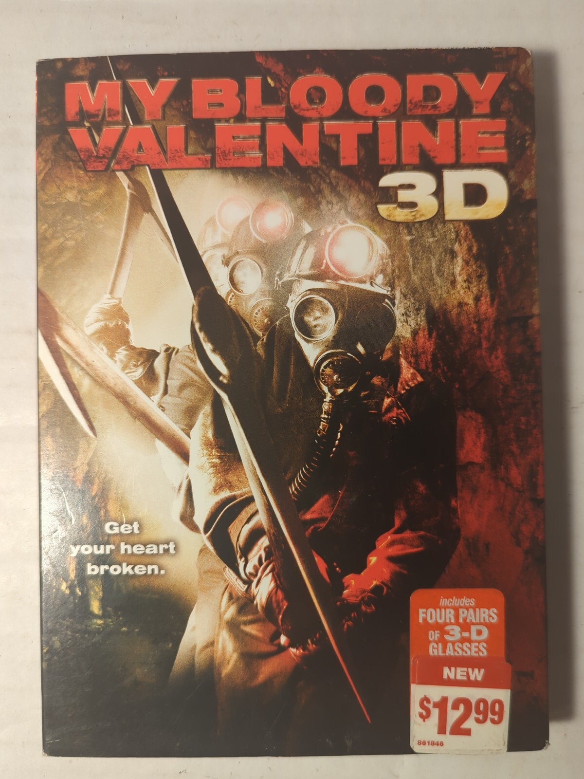 My Bloody Valentine 3D DVD New factory tape seal, but no plastic Slipcover good.
