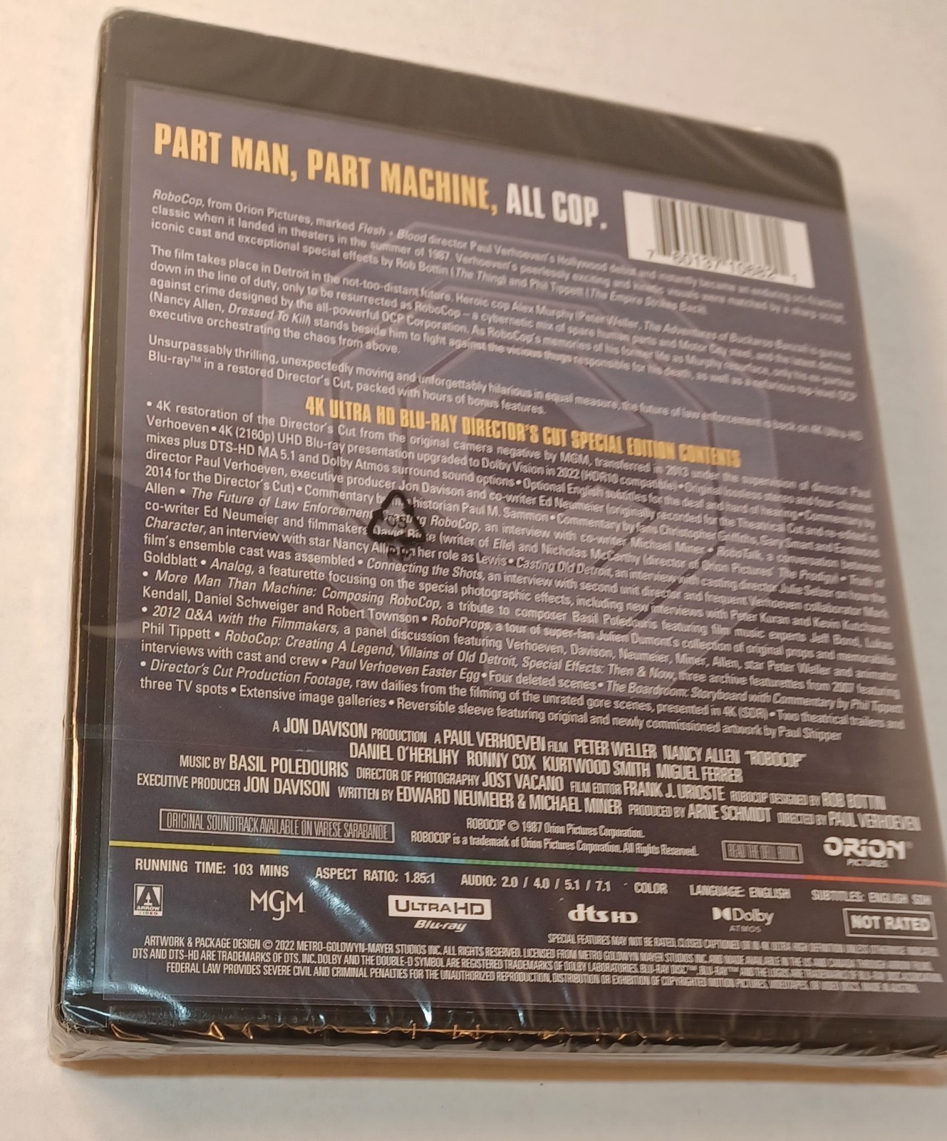 Robocop 1987 (4K) – Brand NEW (Sealed) – Shipping with Tracking