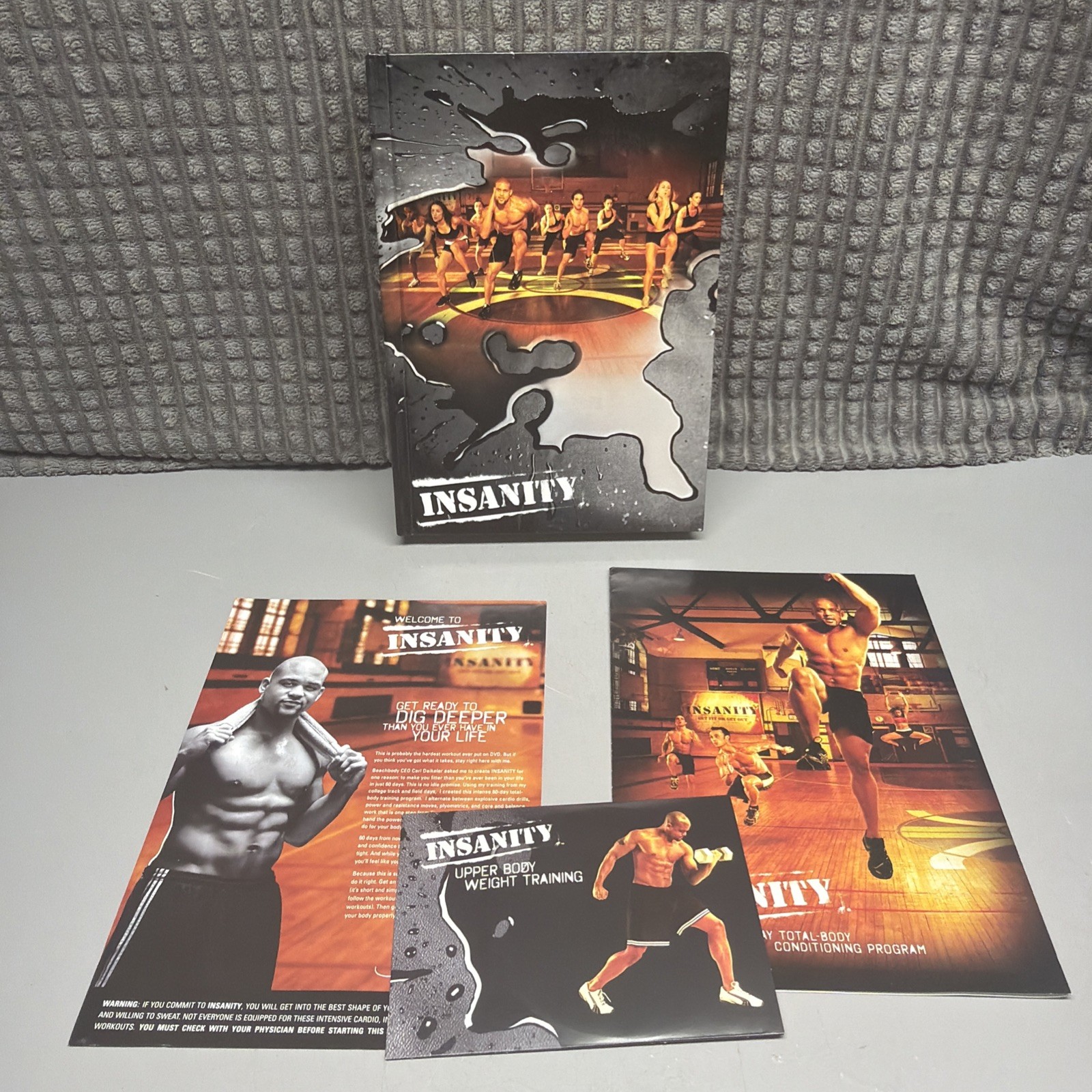 Insanity 60 Day Total Body Home Workout Program 11 DVD Set Dig Deeper Beachbody