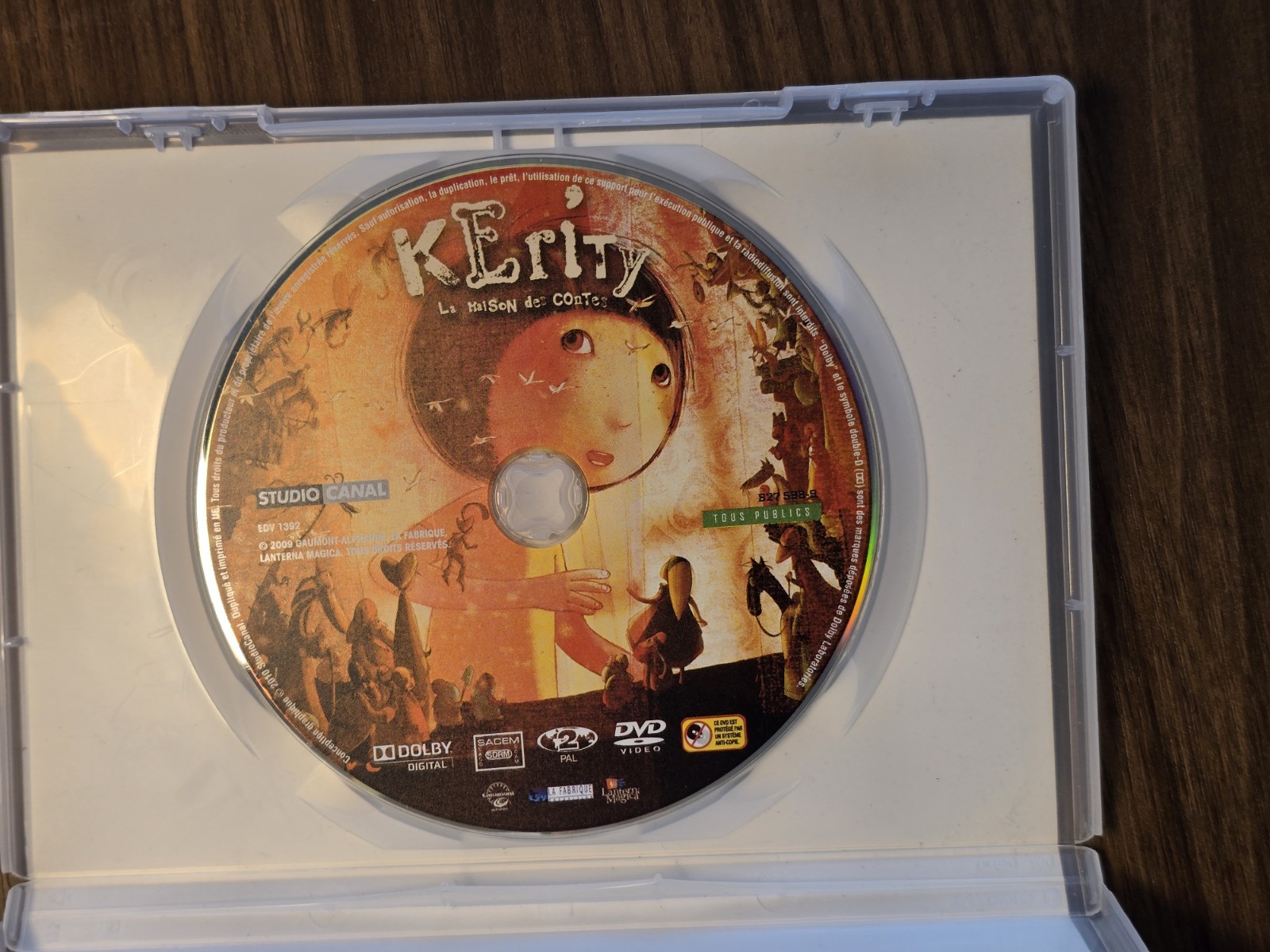 Kerity La Maison des Contes DVD French Animation Studio Canal Eleanors Secret