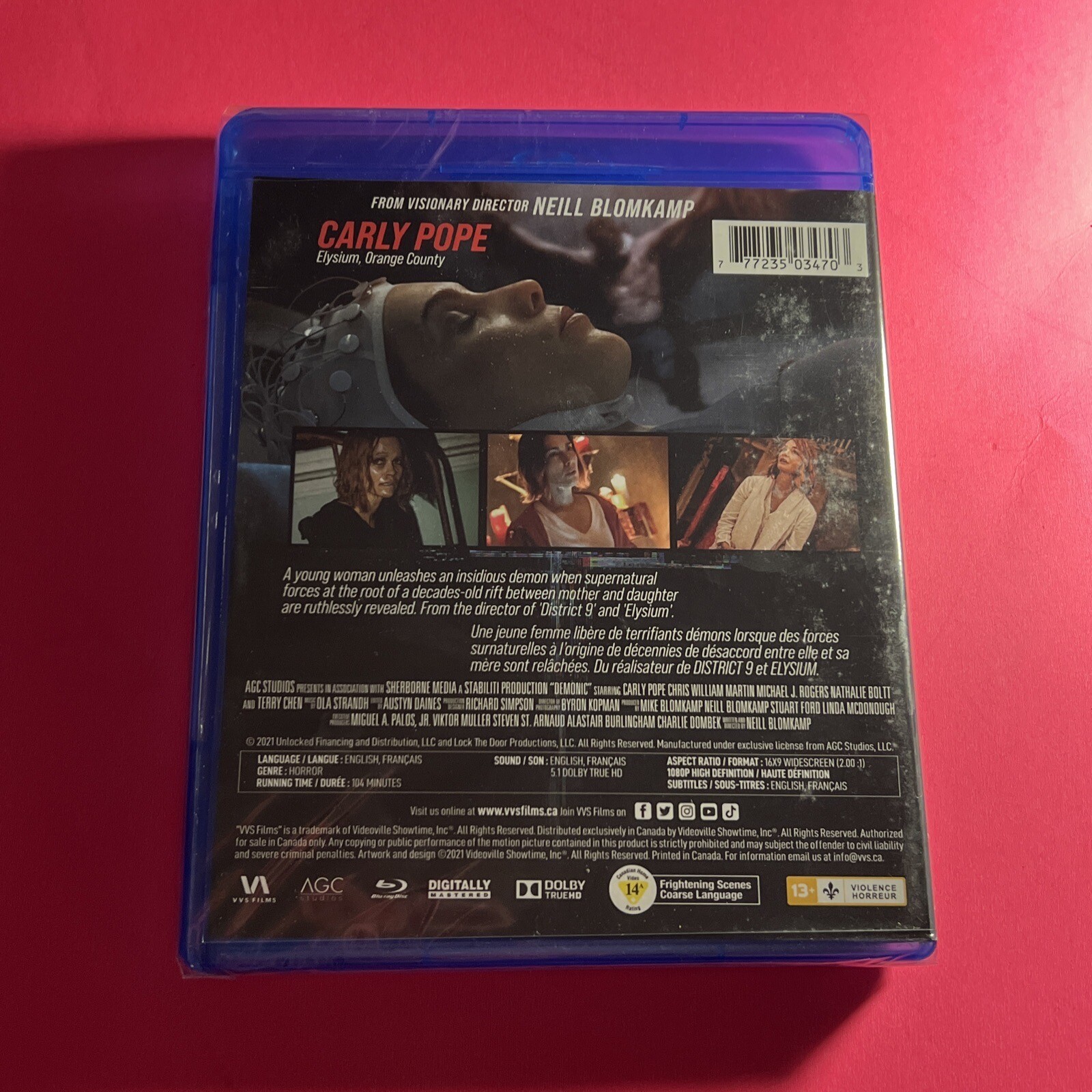 Demonic (Blu-ray) Neill Blomkamp New Sealed